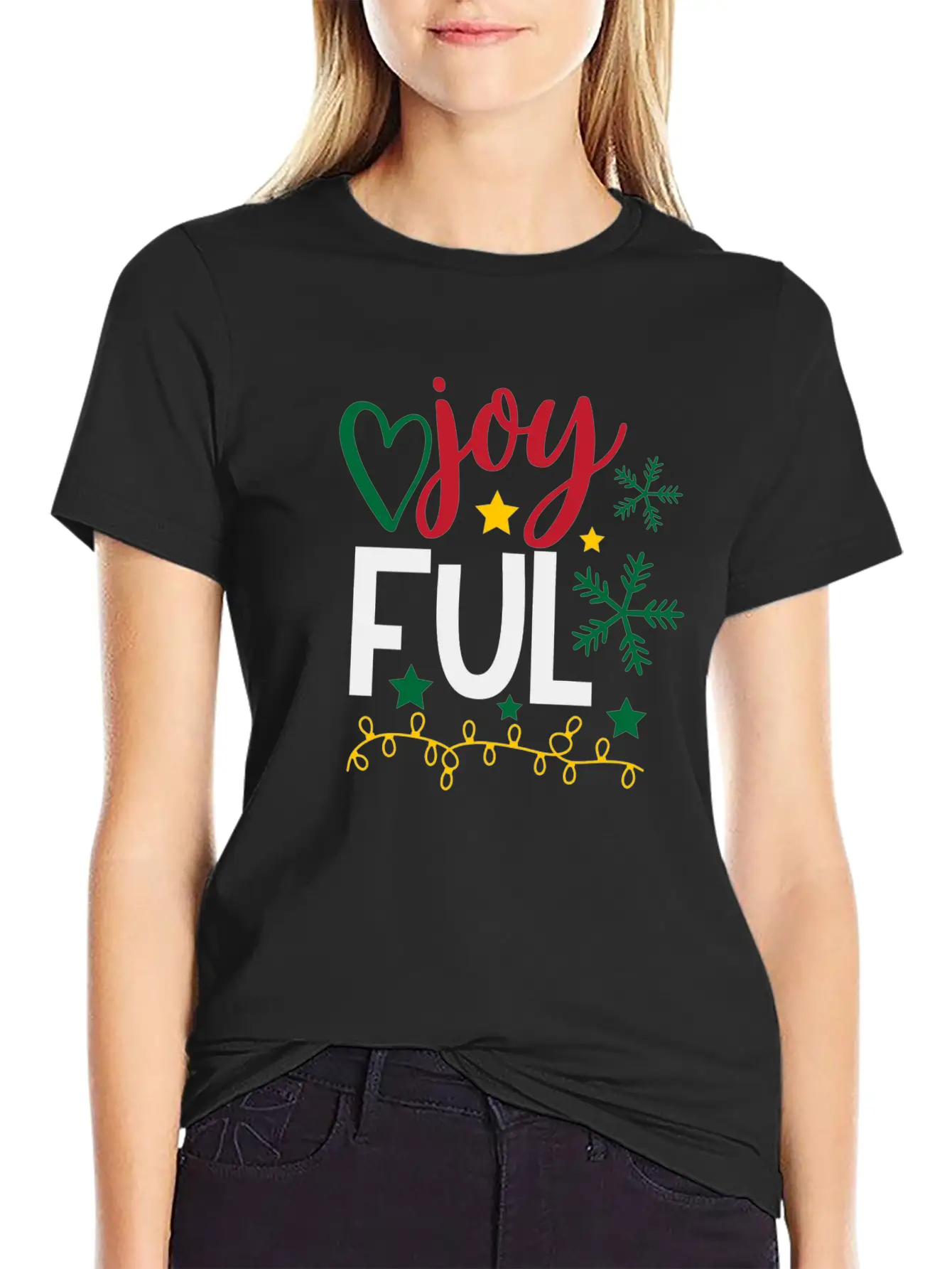 Joy Ful Breathable Graphic T-Shirt – Perfect For Casual Days