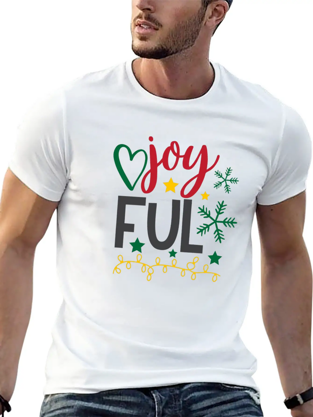 Joy Ful Breathable Graphic T-Shirt – Perfect For Casual Days