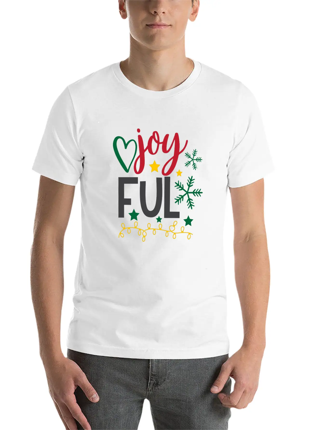 Joy Ful Breathable Graphic T-Shirt – Perfect For Casual Days