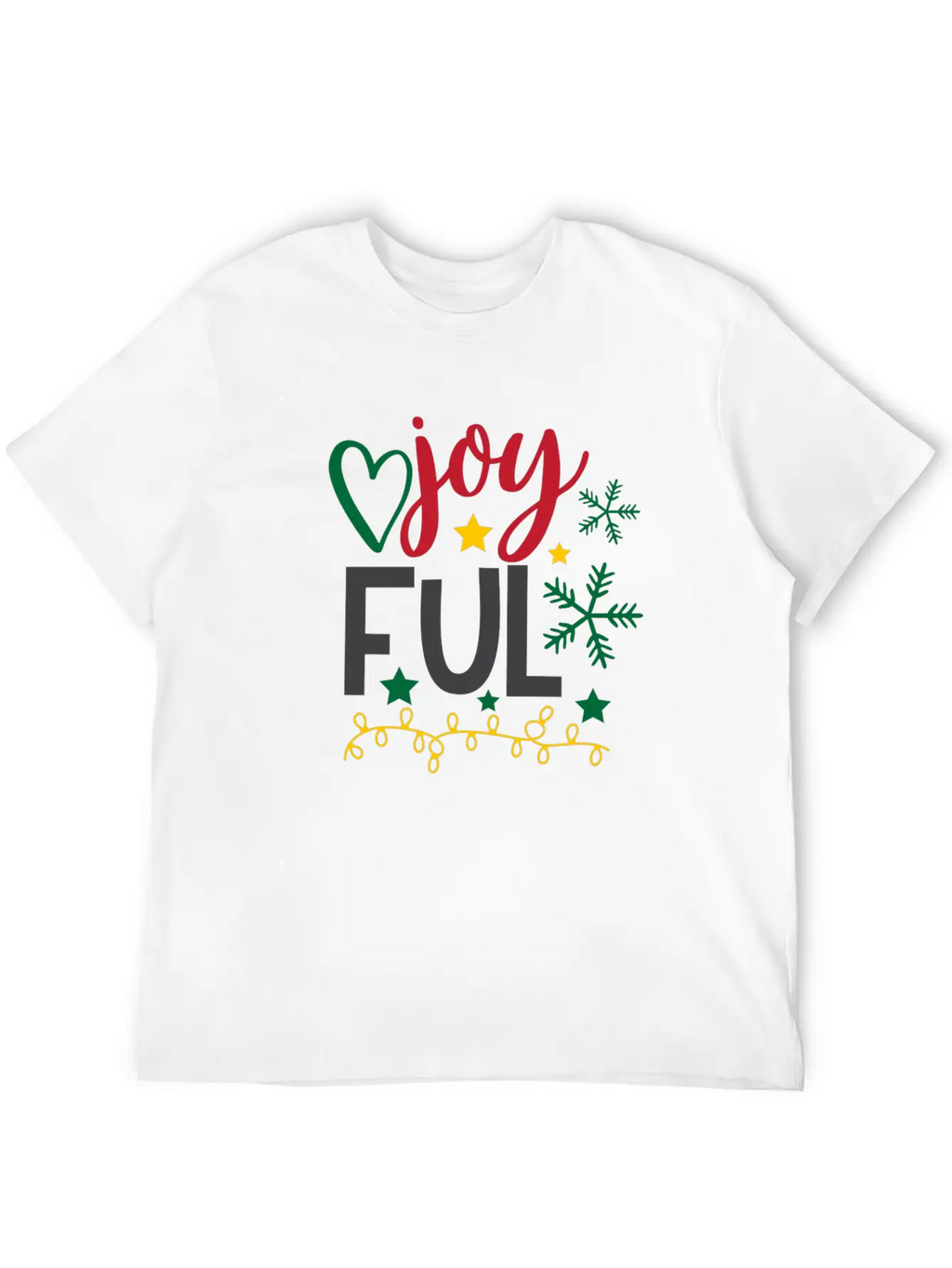 Joy Ful Breathable Graphic T-Shirt – Perfect For Casual Days