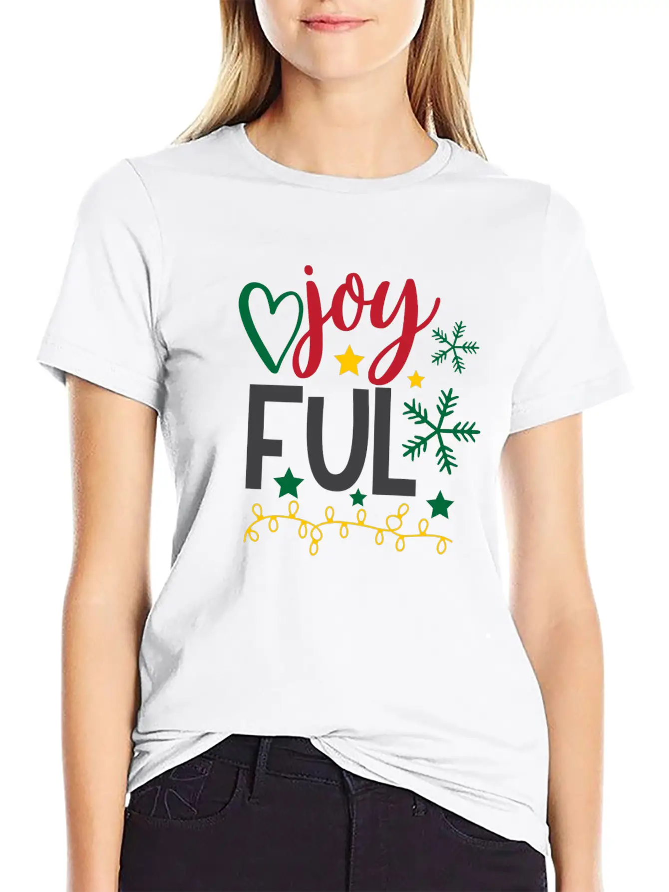 Joy Ful Breathable Graphic T-Shirt – Perfect For Casual Days