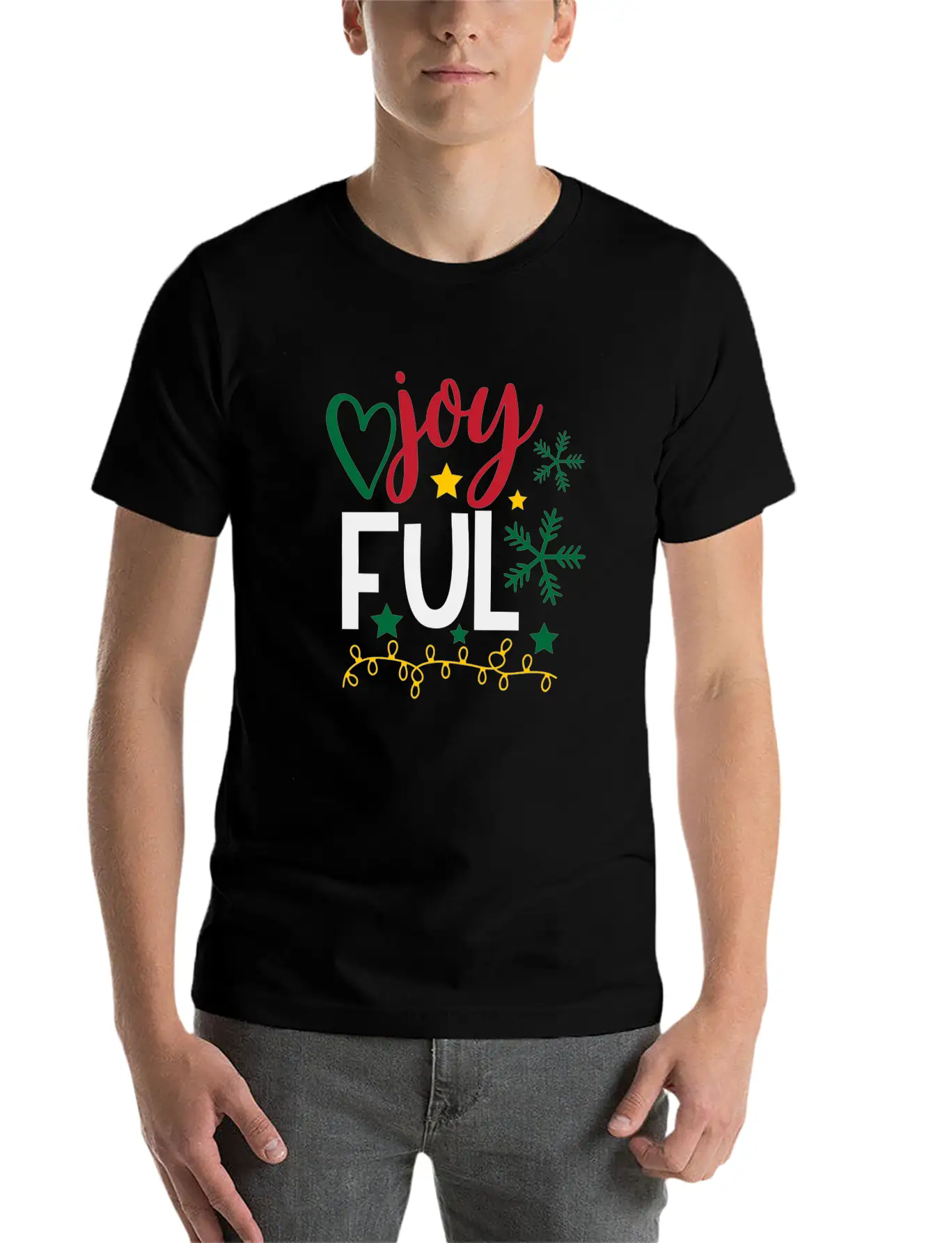 Joy Ful Breathable Graphic T-Shirt – Perfect For Casual Days
