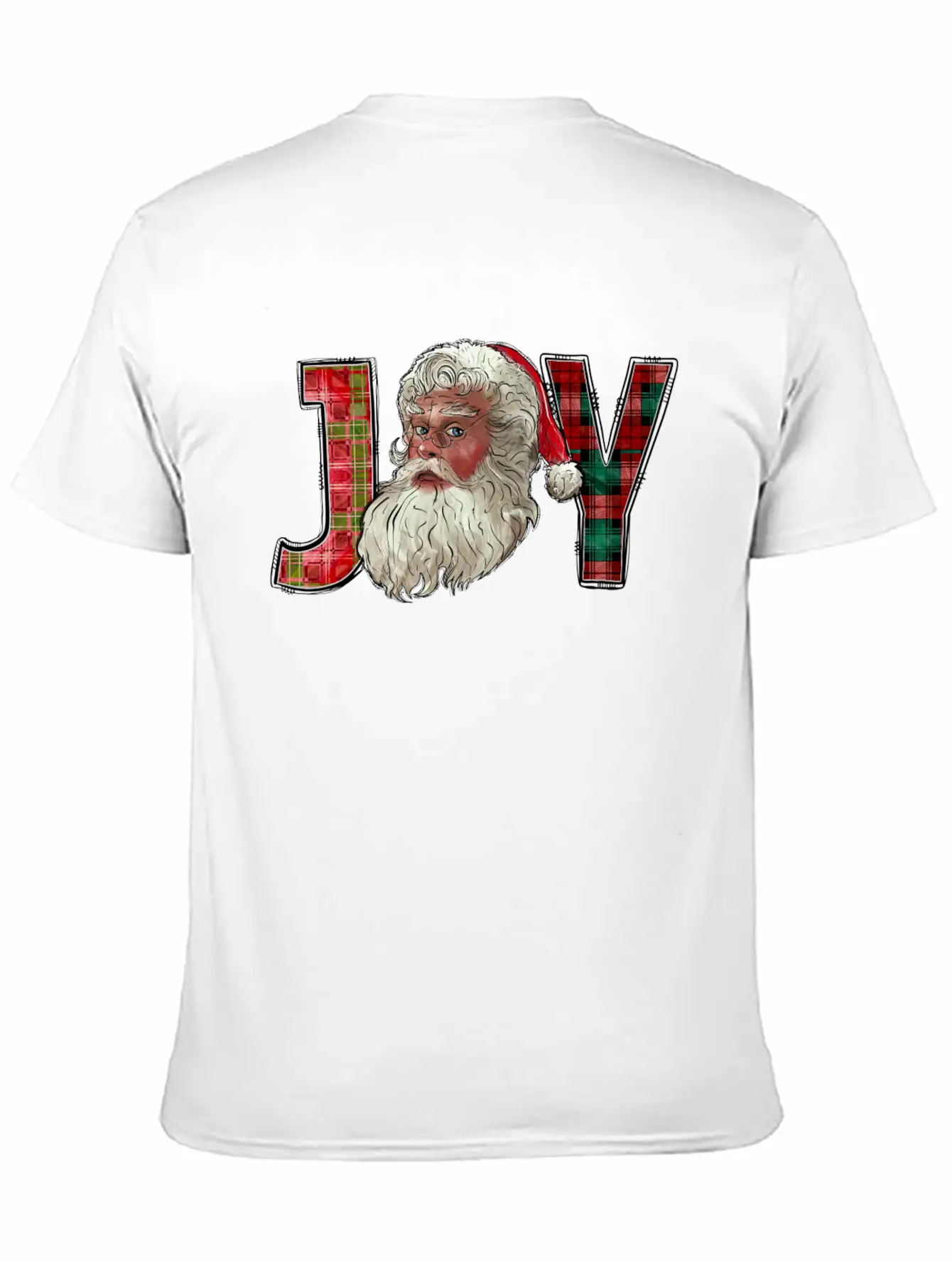 Joy Santa Christmas Essential Cotton Tee For Daily Outfits – Unisex Style