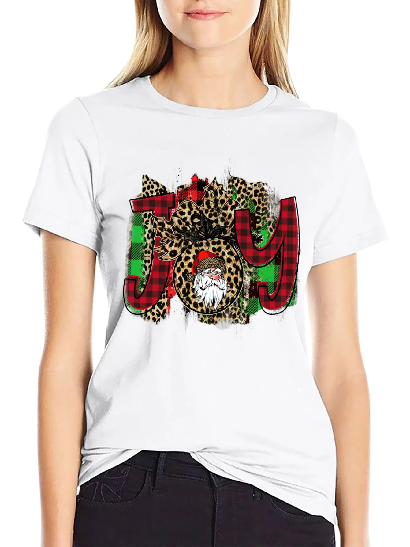 Joy Santa Claus Basic Graphic T-Shirt – Daily Comfort In Soft Cotton