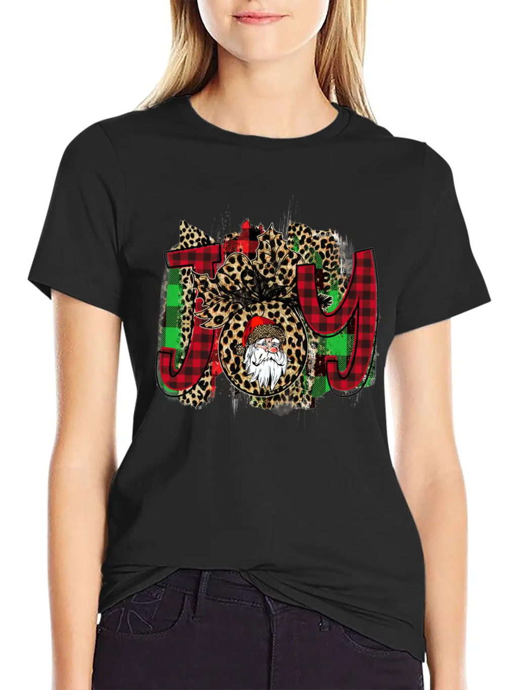 Joy Santa Claus Basic Graphic T-Shirt – Daily Comfort In Soft Cotton