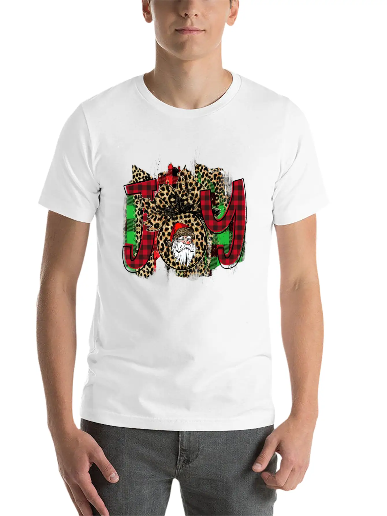 Joy Santa Claus Basic Graphic T-Shirt – Daily Comfort In Soft Cotton