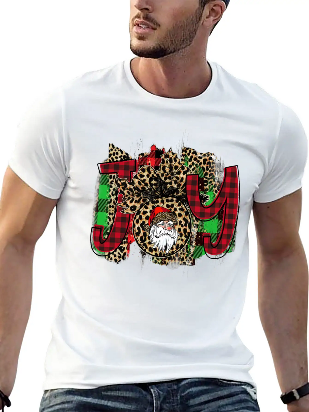 Joy Santa Claus Basic Graphic T-Shirt – Daily Comfort In Soft Cotton