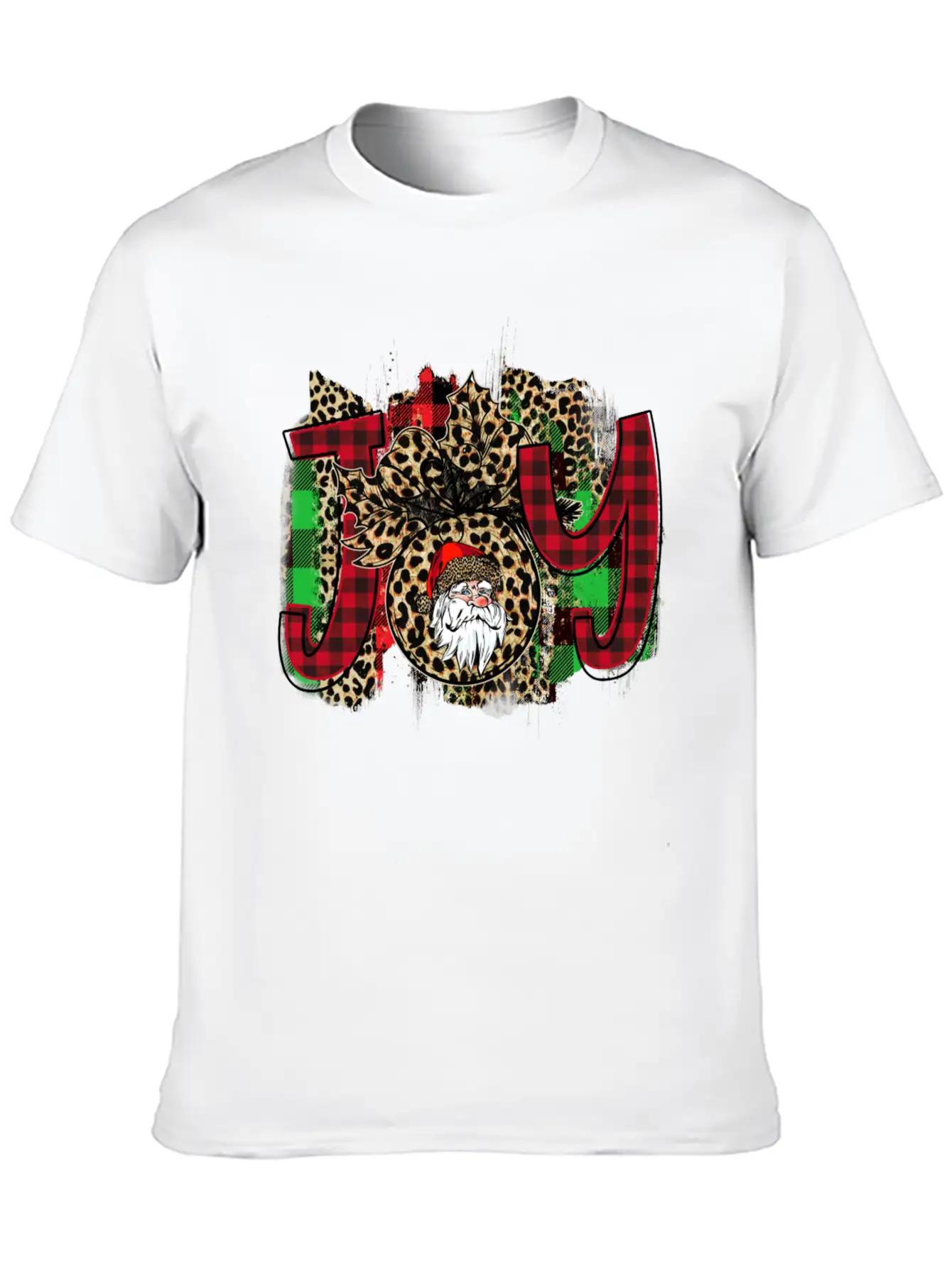 Joy Santa Claus Basic Graphic T-Shirt – Daily Comfort In Soft Cotton