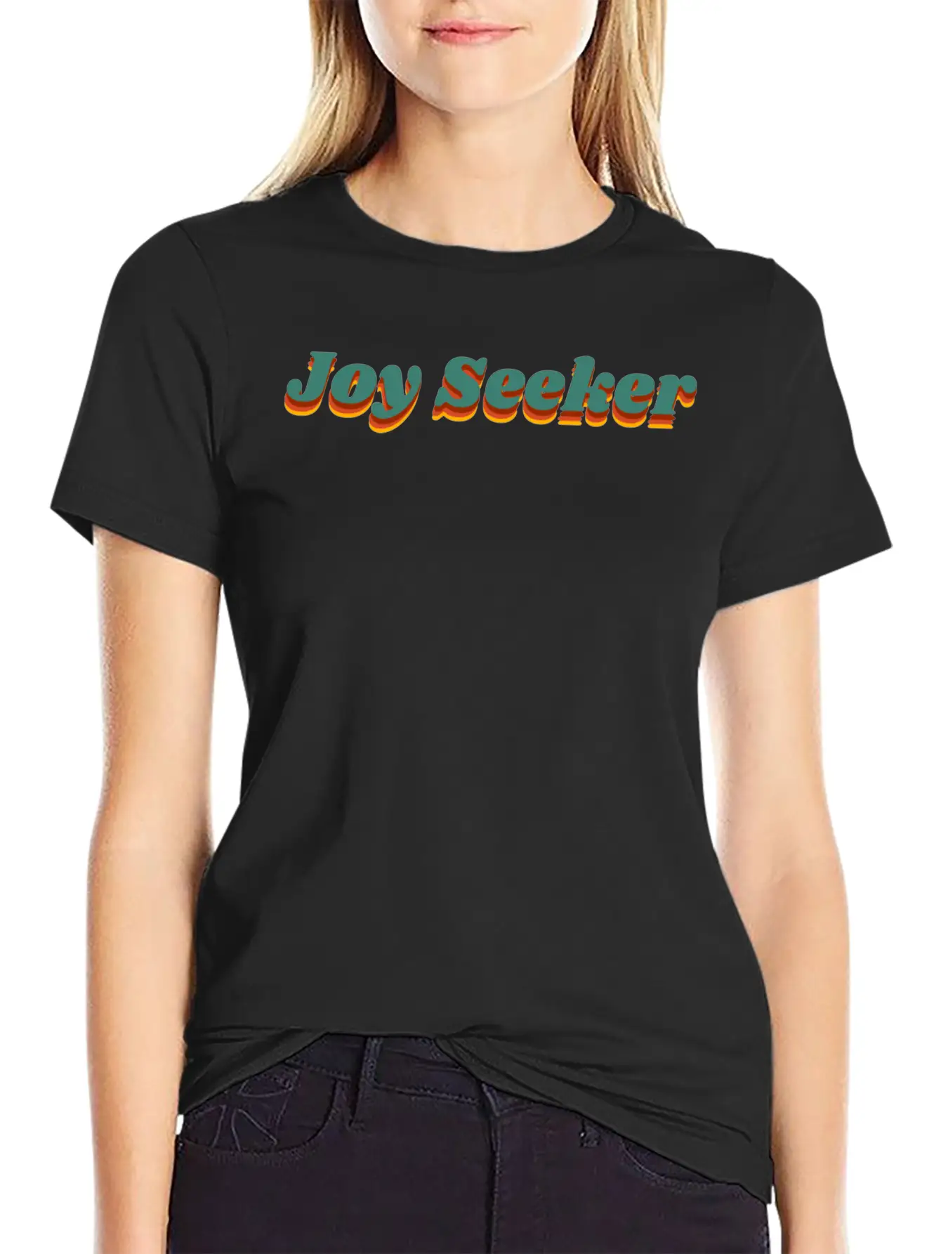Joy Seeker Classic Cotton Tee – Unisex Comfort For Any Season