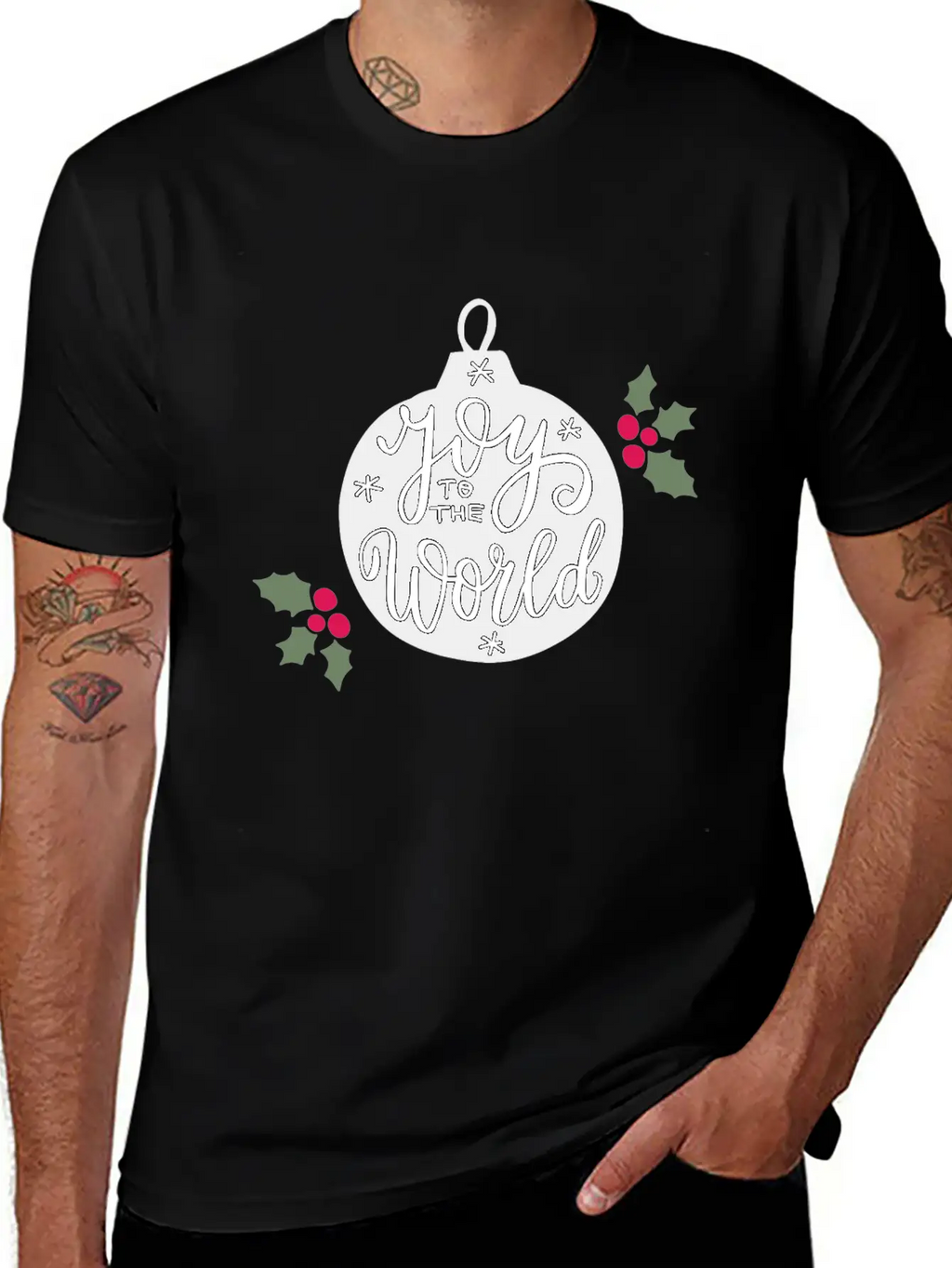 Joy To The World Stylish Everyday T-Shirt – Unisex Basic Cotton Tee