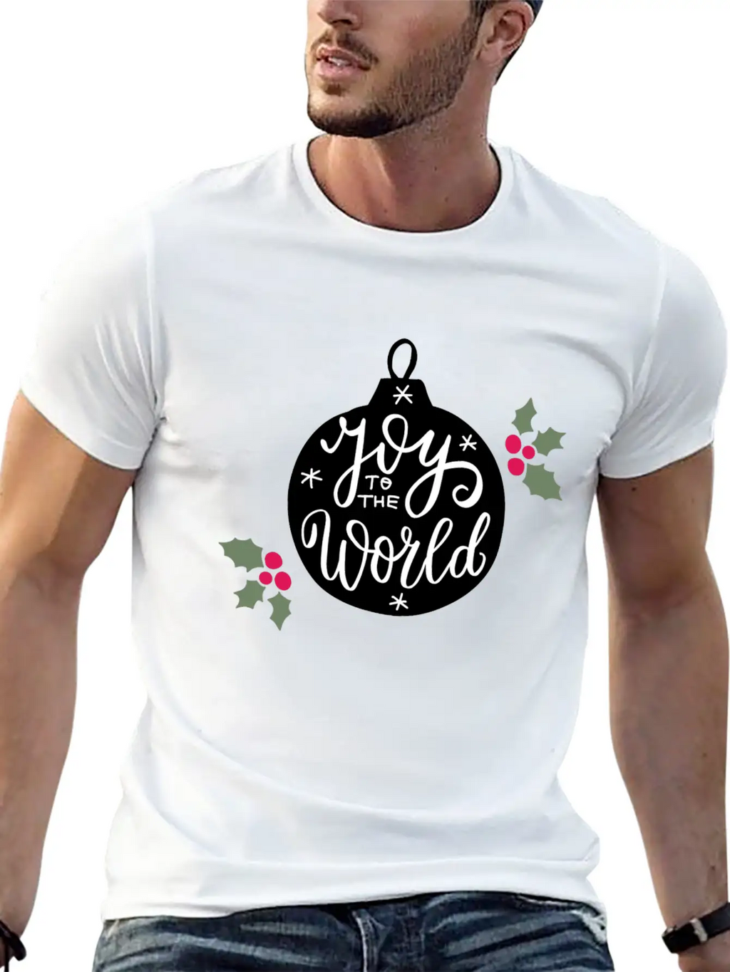 Joy To The World Stylish Everyday T-Shirt – Unisex Basic Cotton Tee