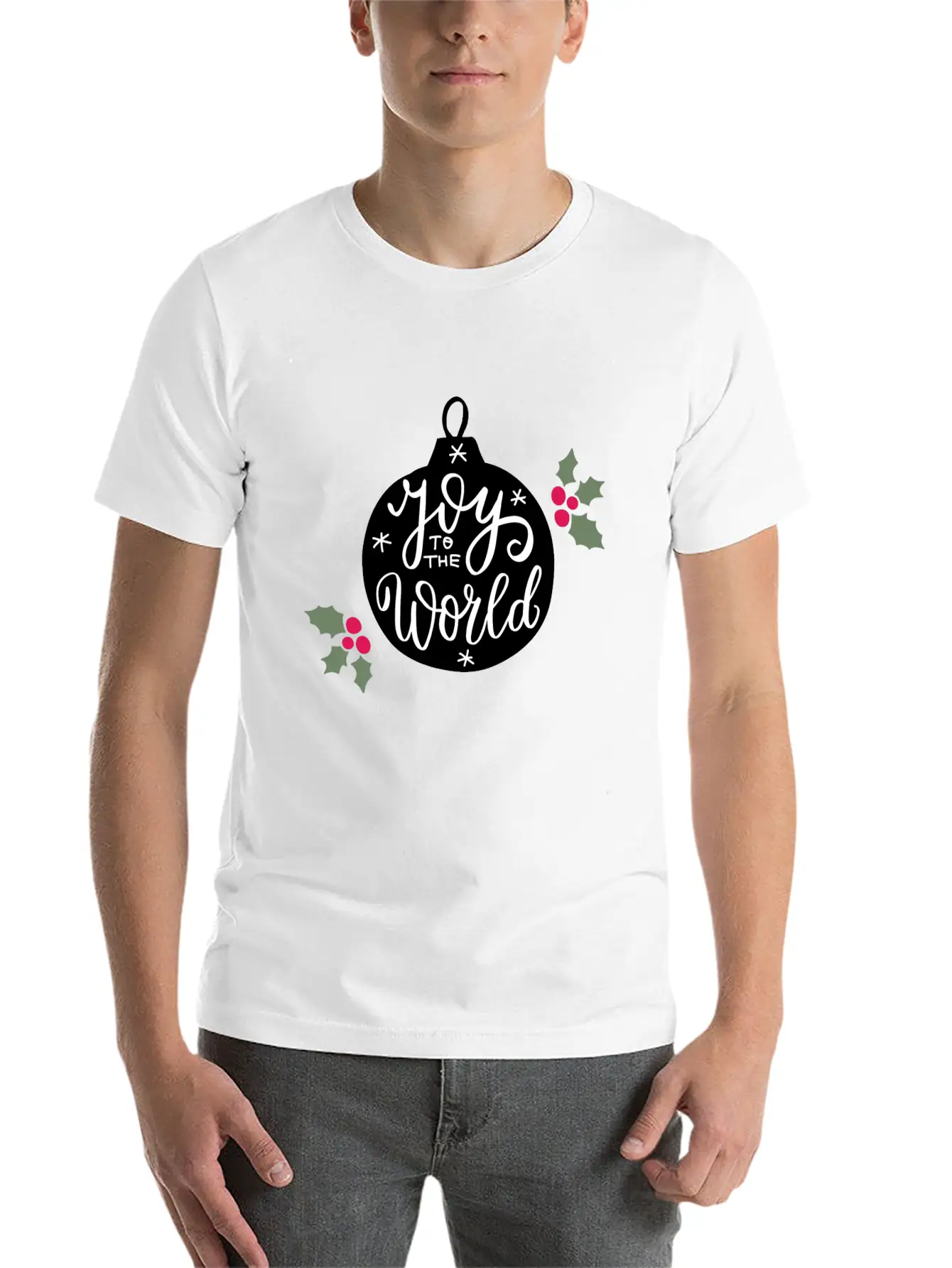 Joy To The World Stylish Everyday T-Shirt – Unisex Basic Cotton Tee