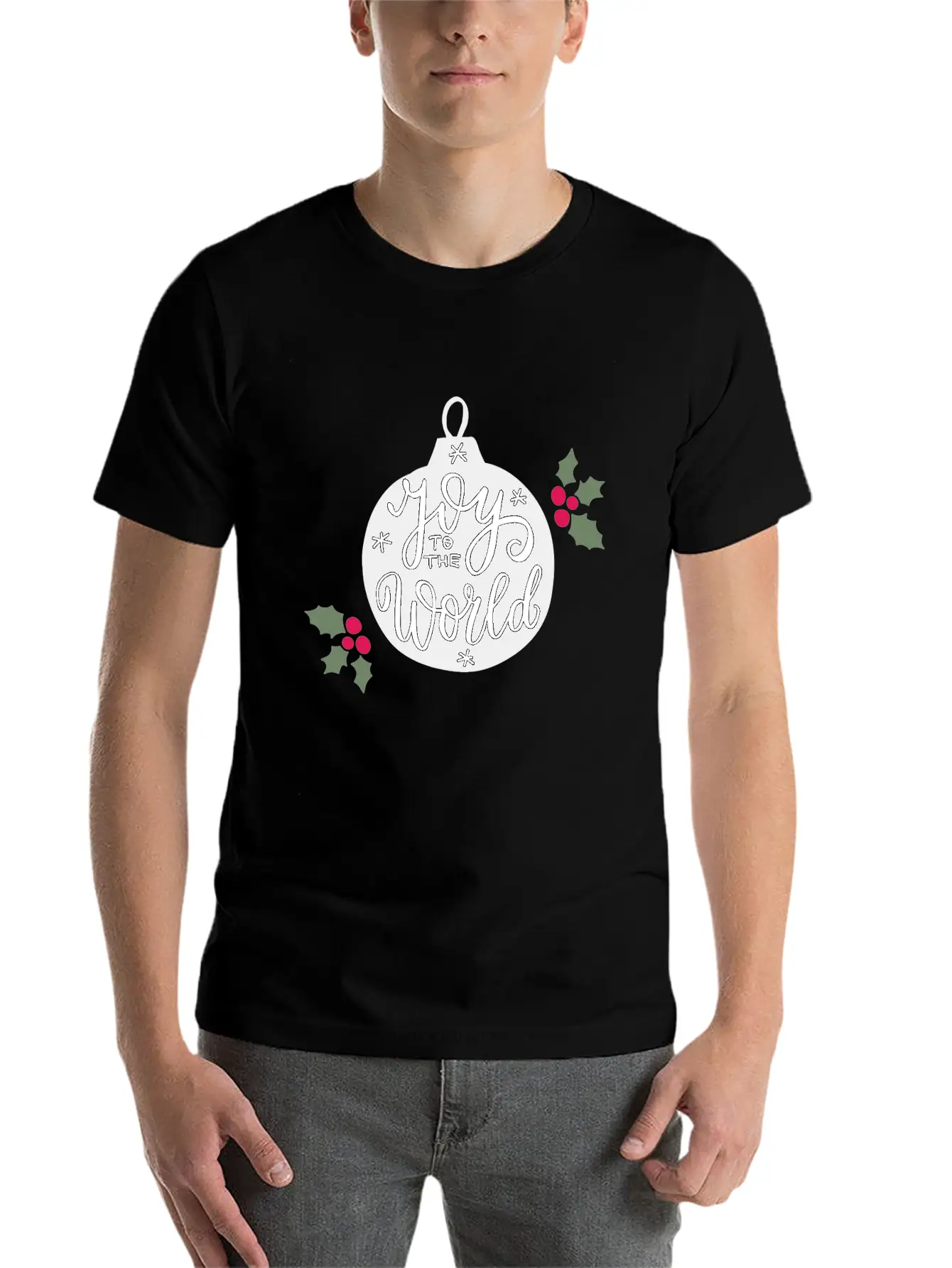 Joy To The World Stylish Everyday T-Shirt – Unisex Basic Cotton Tee