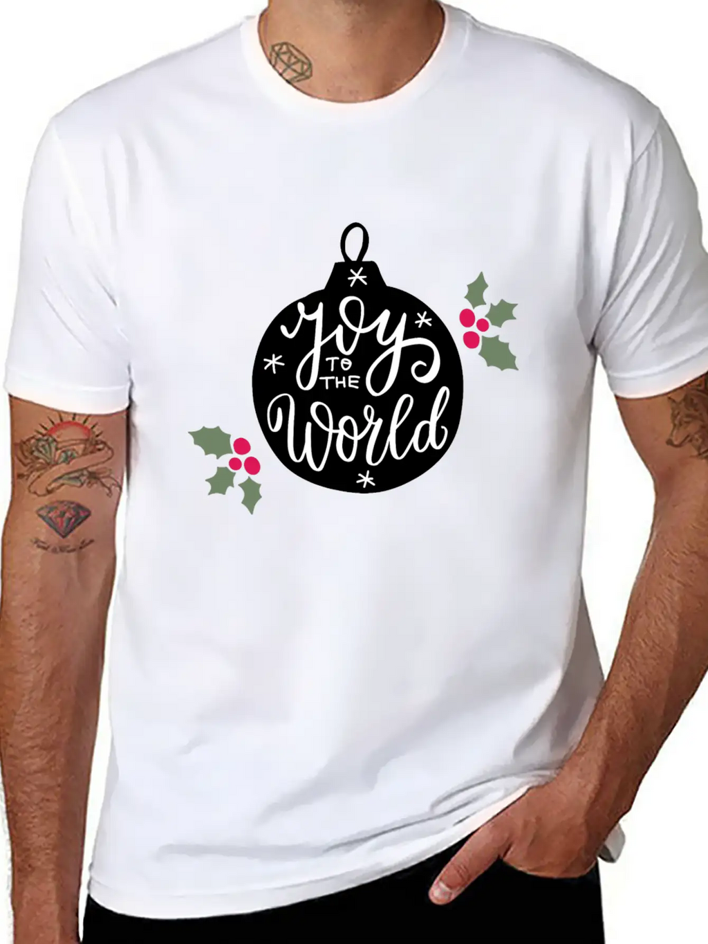 Joy To The World Stylish Everyday T-Shirt – Unisex Basic Cotton Tee