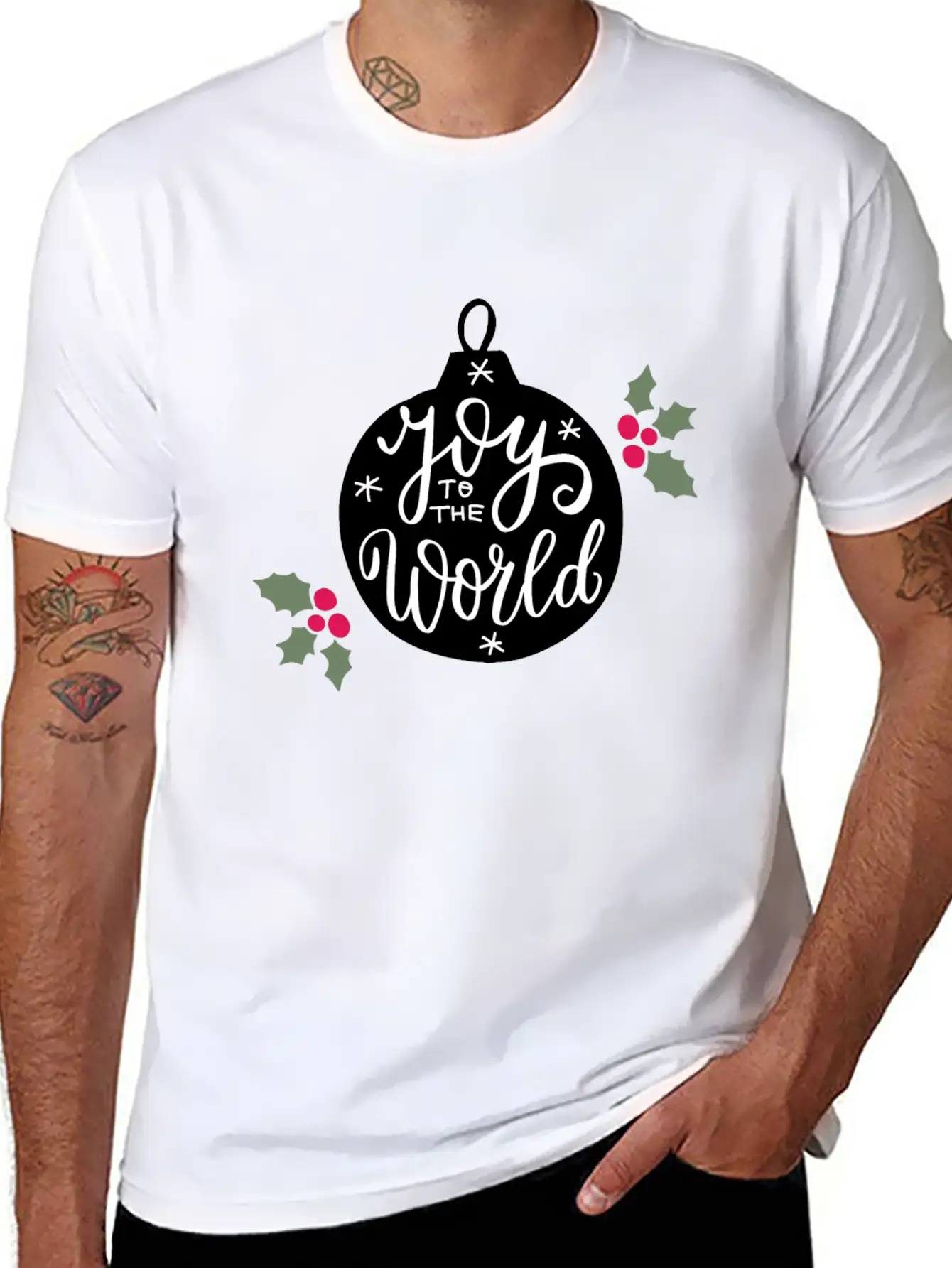 Joy To The World Stylish Everyday T-Shirt – Unisex Basic Cotton Tee