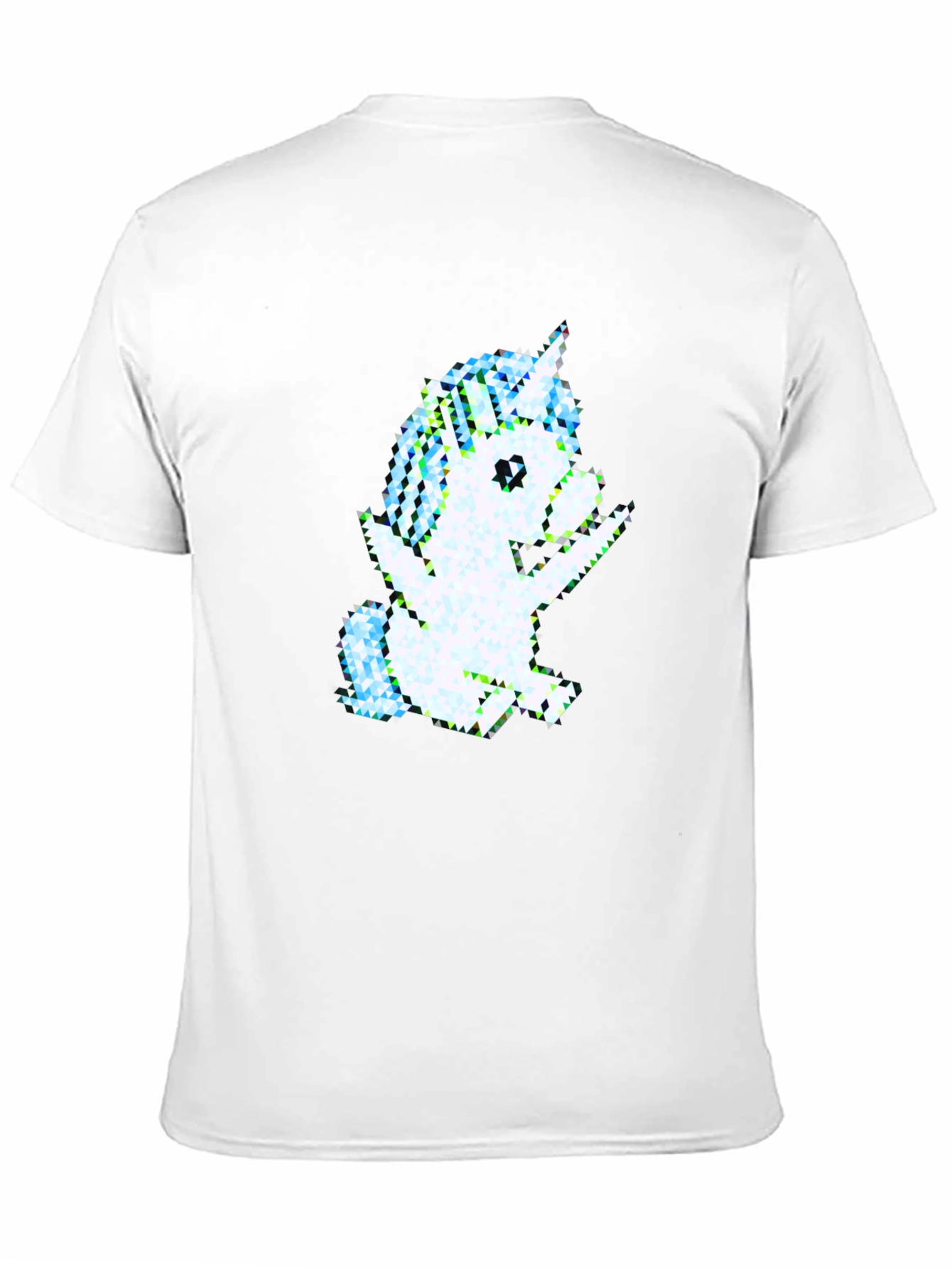 Pixel Unicorn Graphic Tee - Black