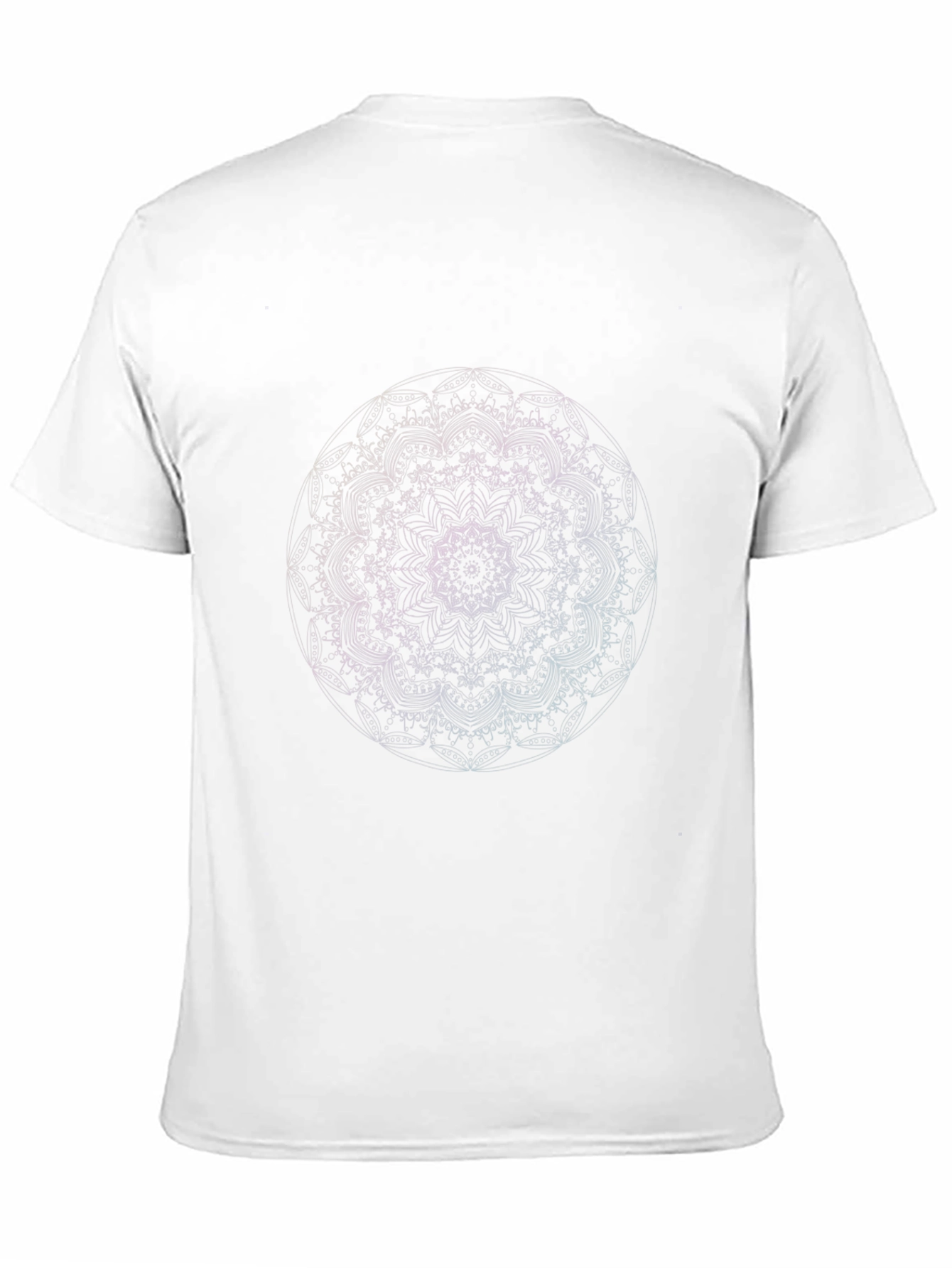 Abstract Mandala Graphic Black T-Shirt