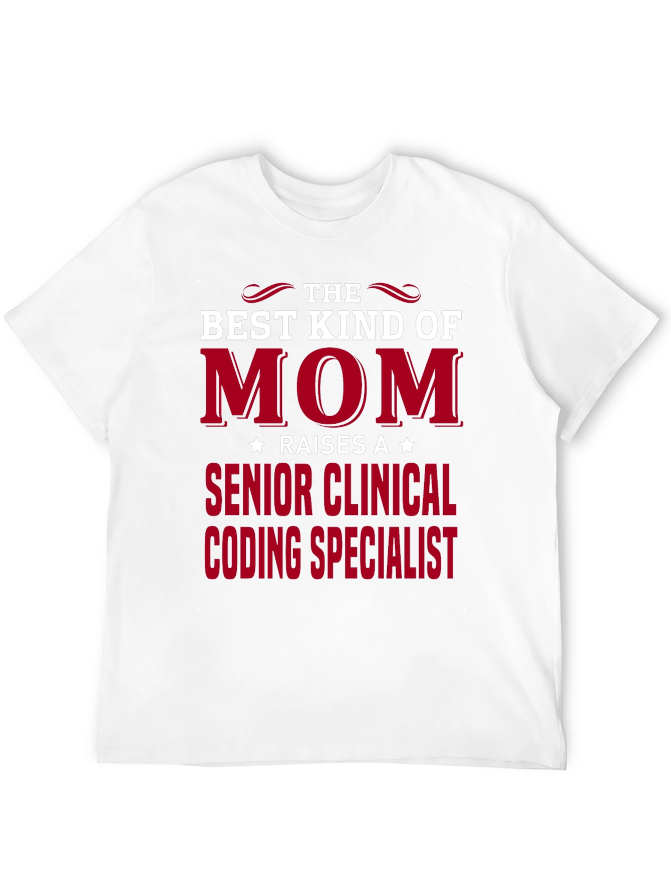 Best Mom Raises Senior Clinical Coding Specialist T-Shirt