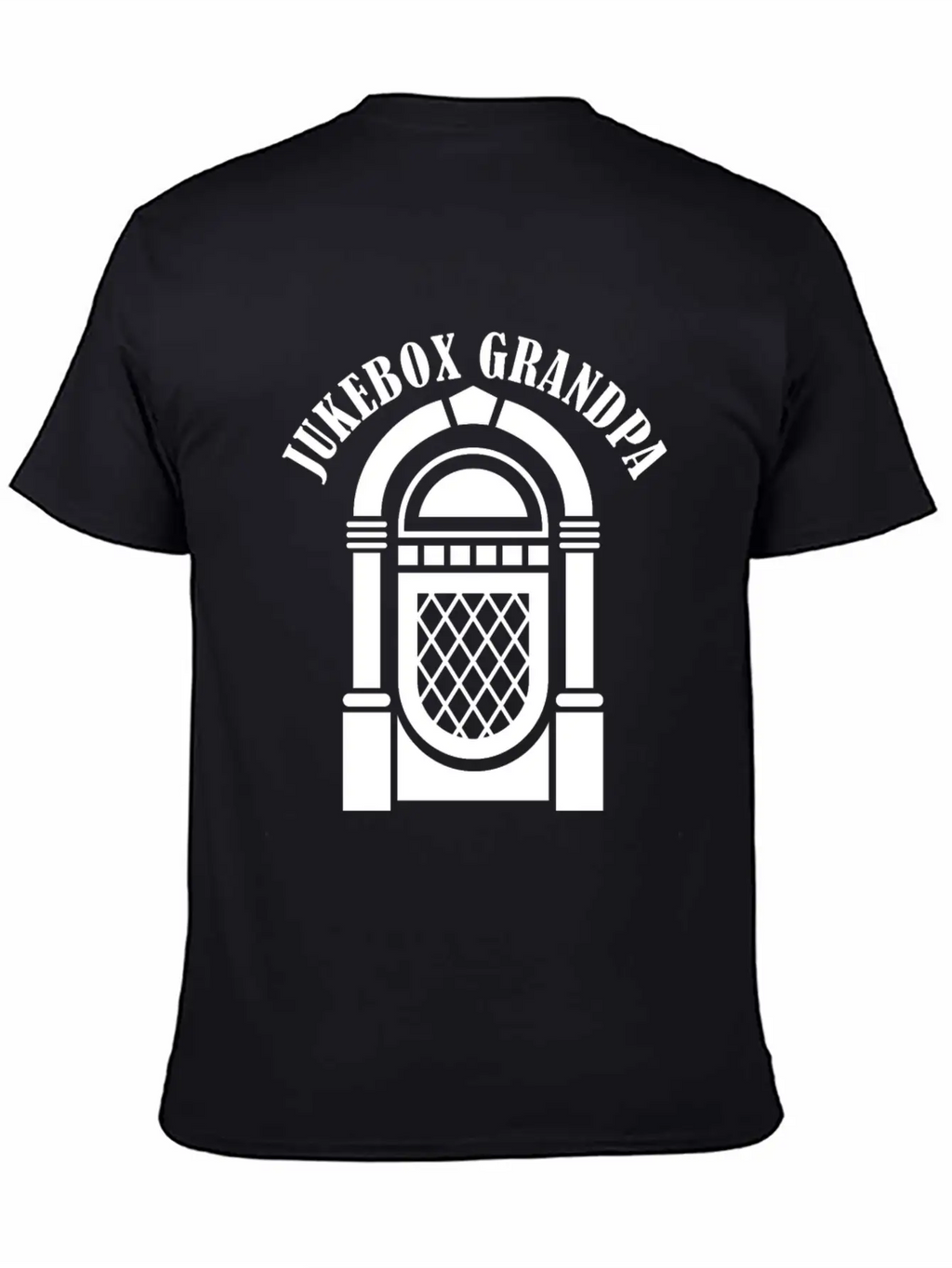Jukebox Grandpa Singer Karaoke Master Stylish Everyday T-Shirt – Unisex Basic Cotton Tee