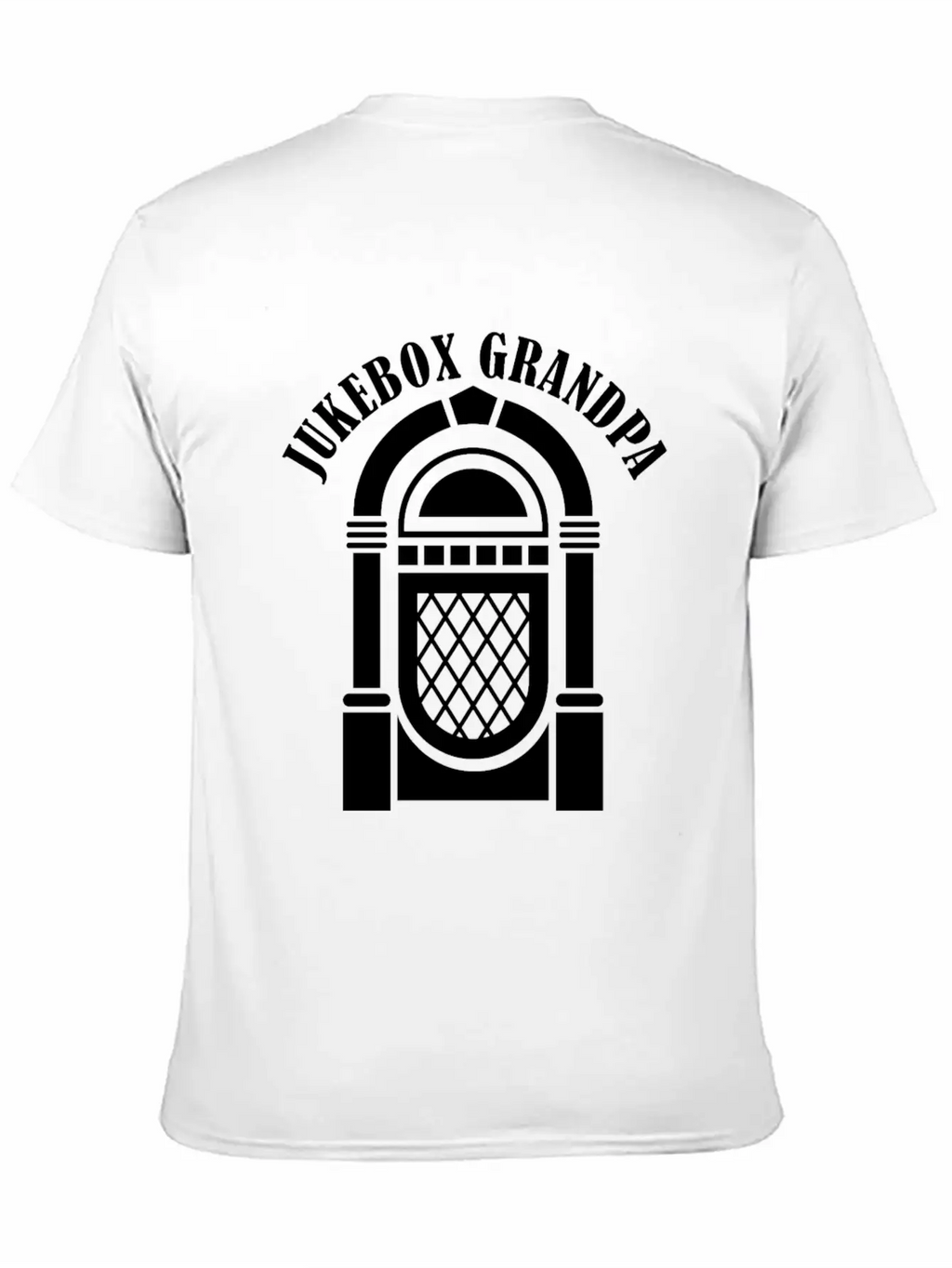 Jukebox Grandpa Singer Karaoke Master Stylish Everyday T-Shirt – Unisex Basic Cotton Tee