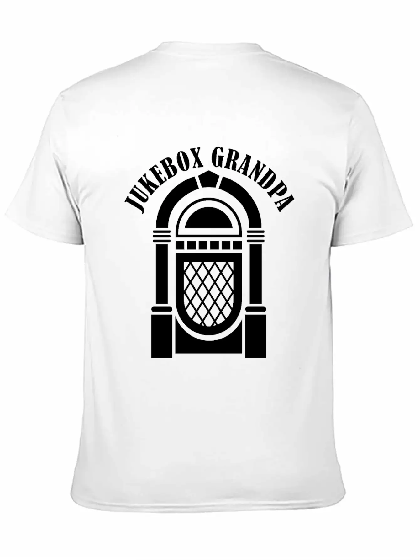 Jukebox Grandpa Singer Karaoke Master Stylish Everyday T-Shirt – Unisex Basic Cotton Tee