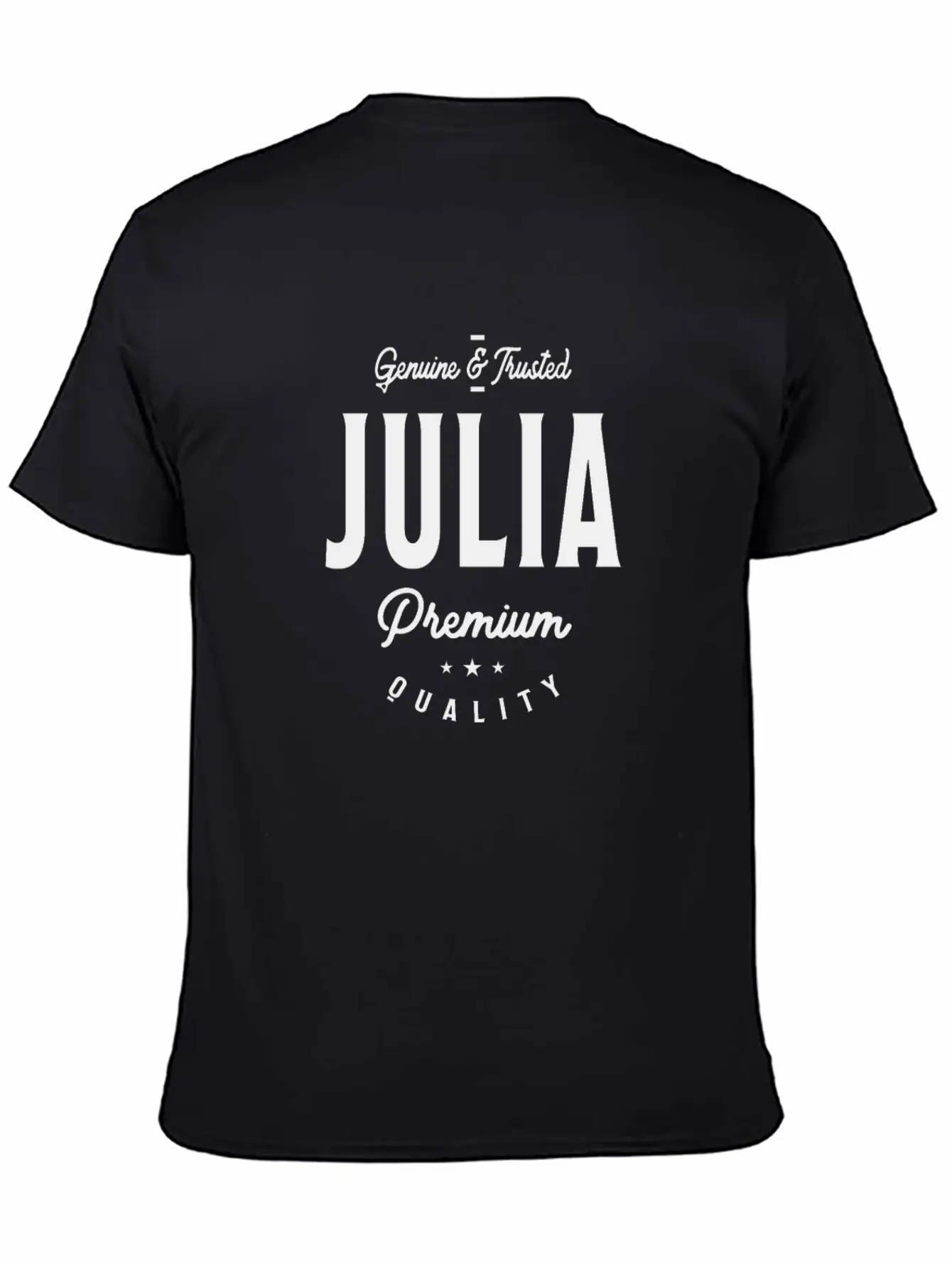 Julia Genuine & Trusted Stylish Everyday T-Shirt – Unisex Basic Cotton Tee