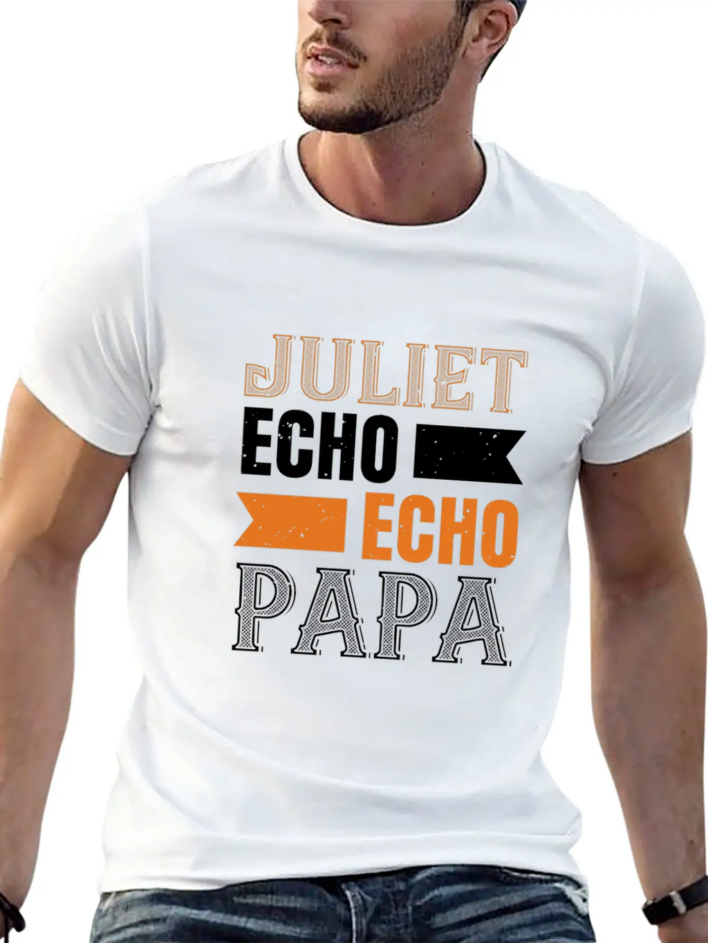 Juliet Echo Echo Papa Classic Cotton Tee – Unisex Comfort For Any Season