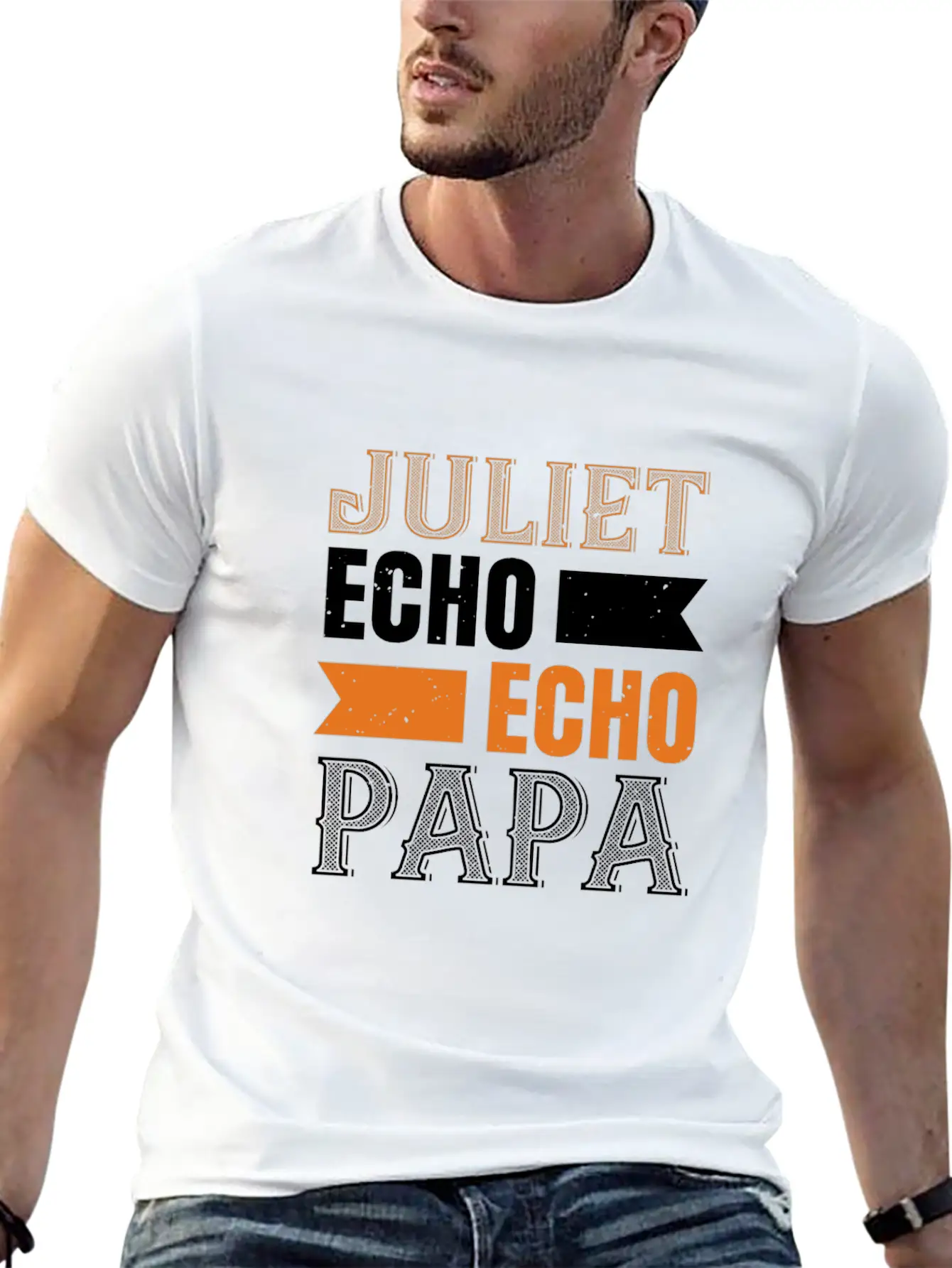 Juliet Echo Echo Papa Classic Cotton Tee – Unisex Comfort For Any Season