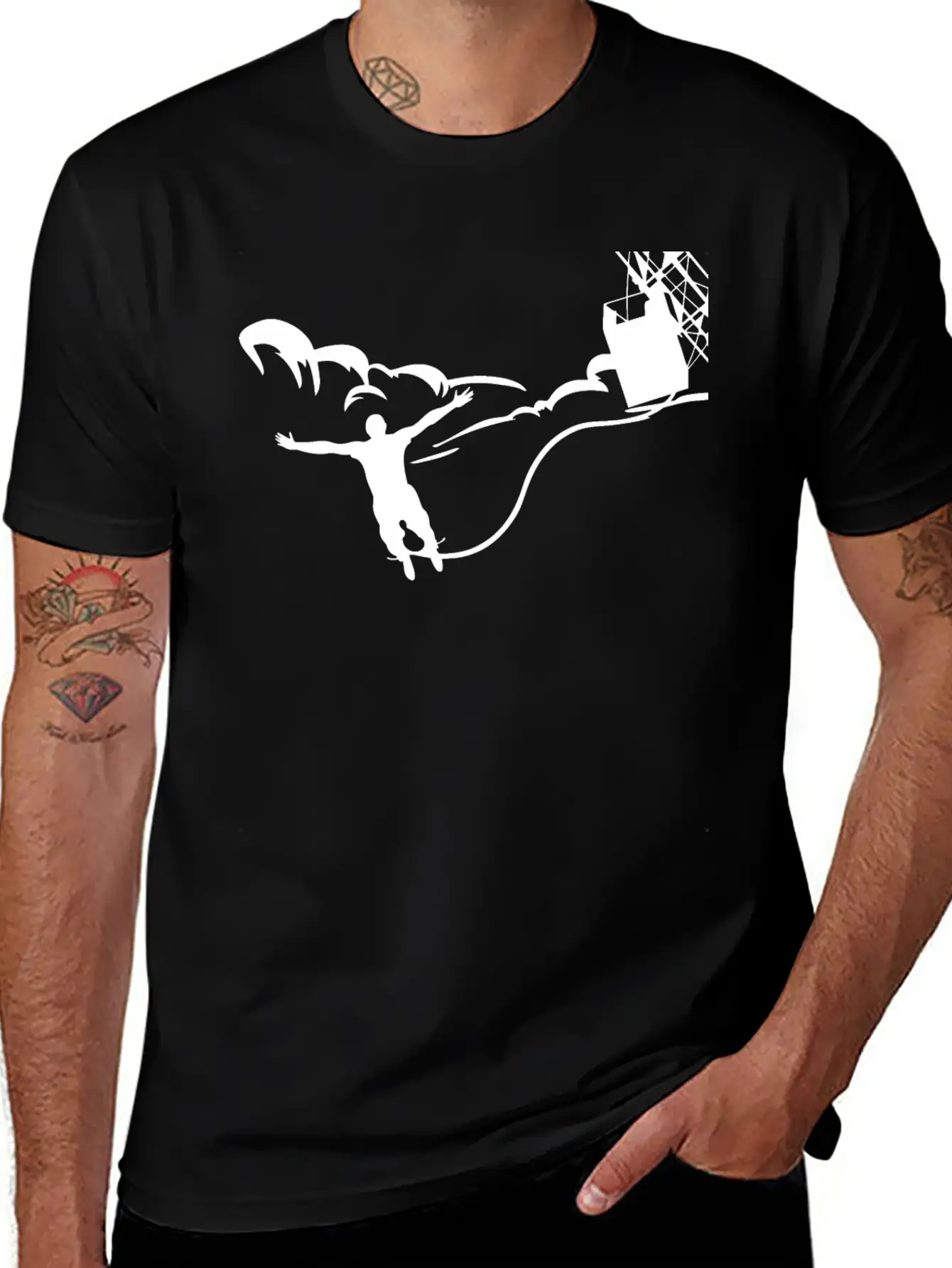 Jump Style Funny Breathable Graphic T-Shirt – Perfect For Casual Days