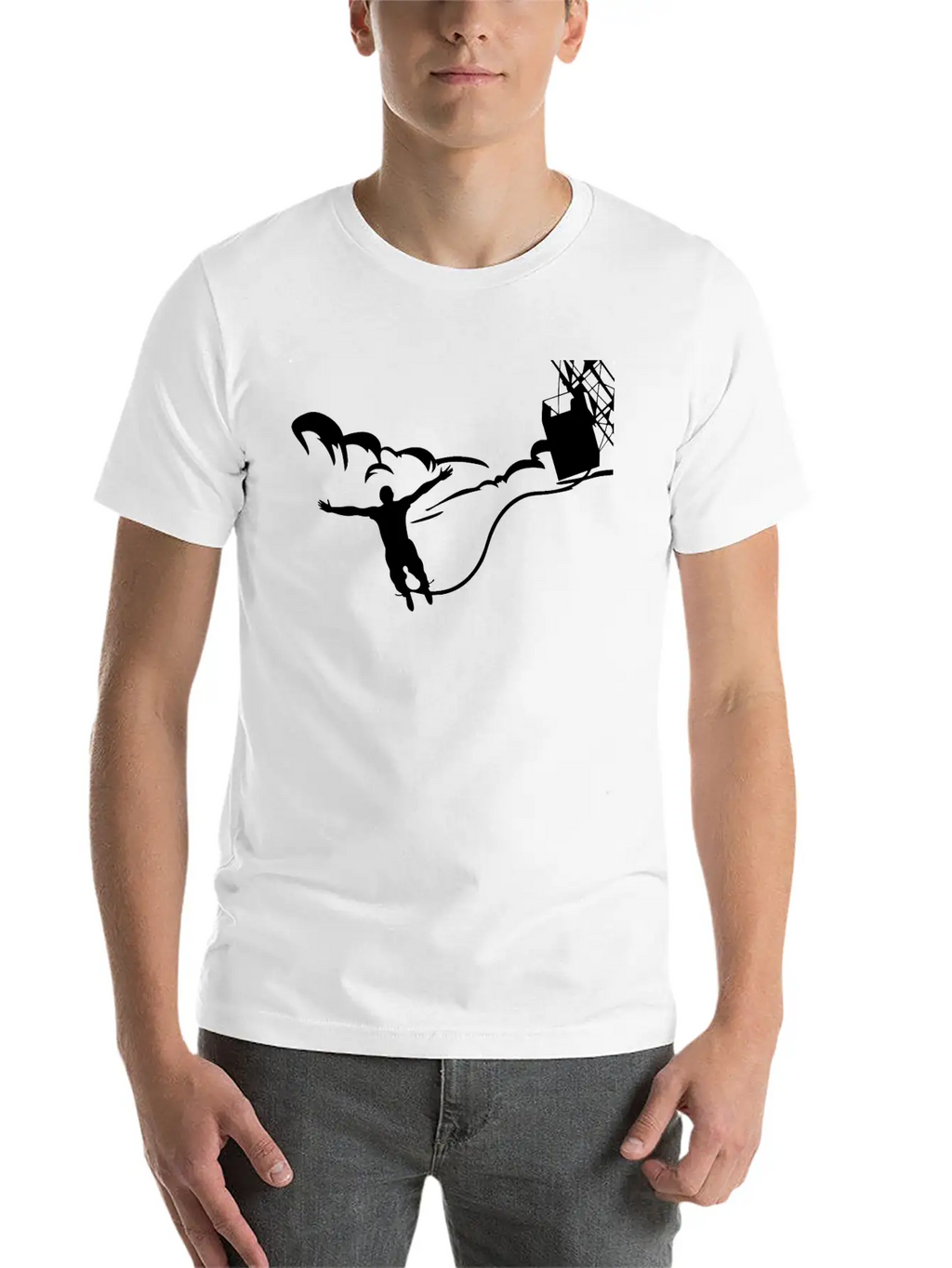 Jump Style Funny Breathable Graphic T-Shirt – Perfect For Casual Days