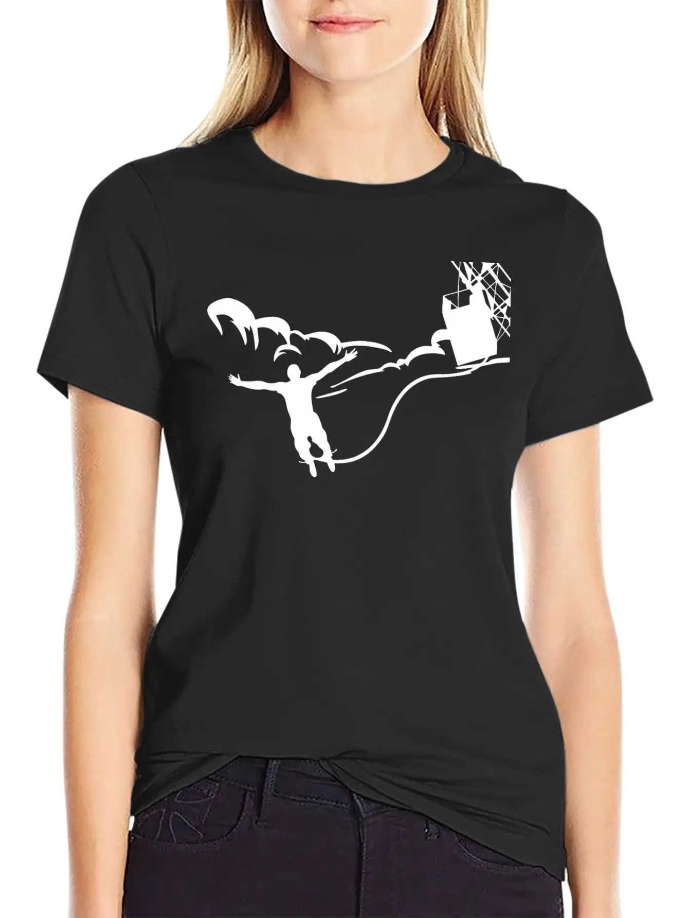 Jump Style Funny Breathable Graphic T-Shirt – Perfect For Casual Days