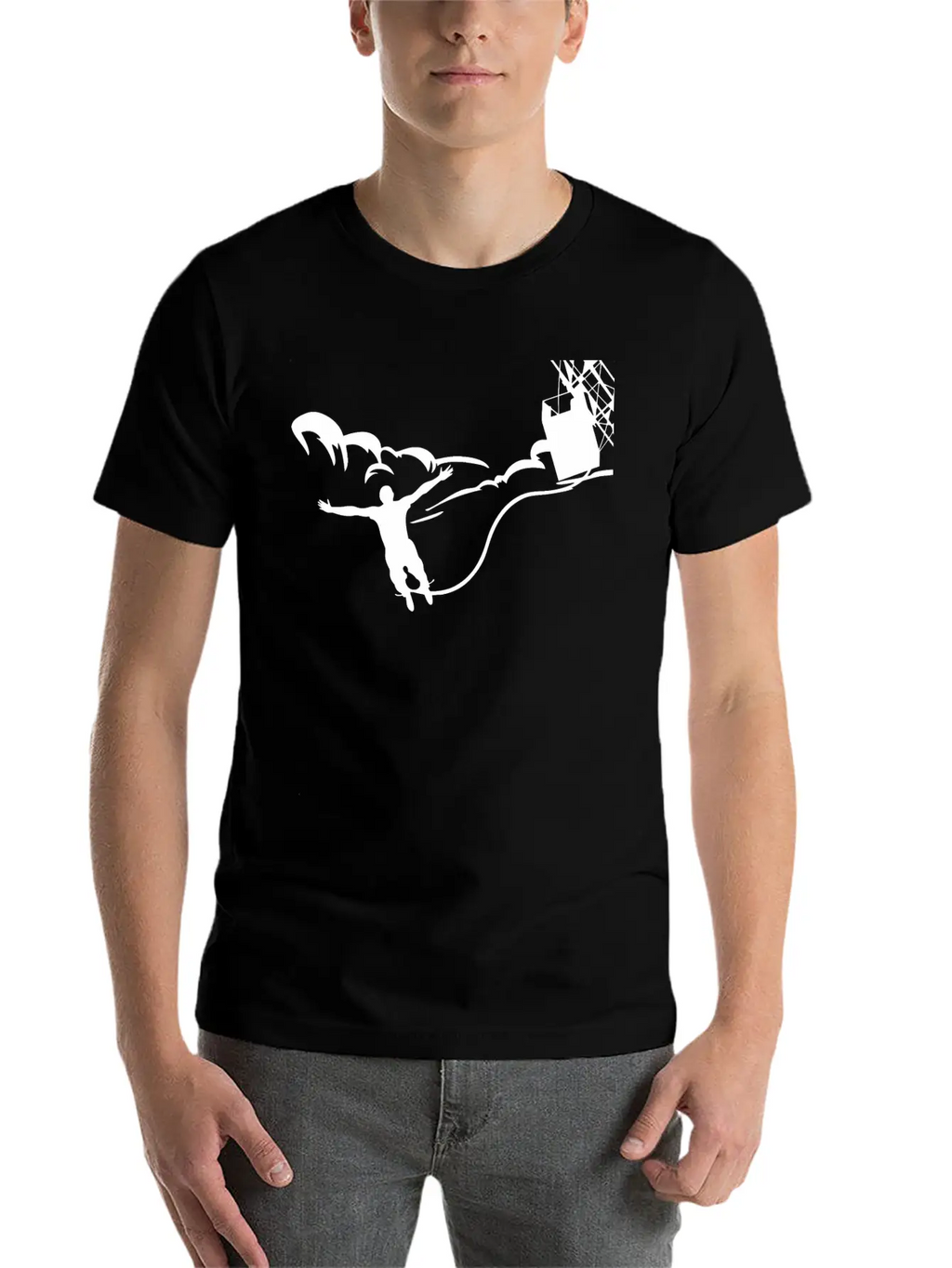 Jump Style Funny Breathable Graphic T-Shirt – Perfect For Casual Days