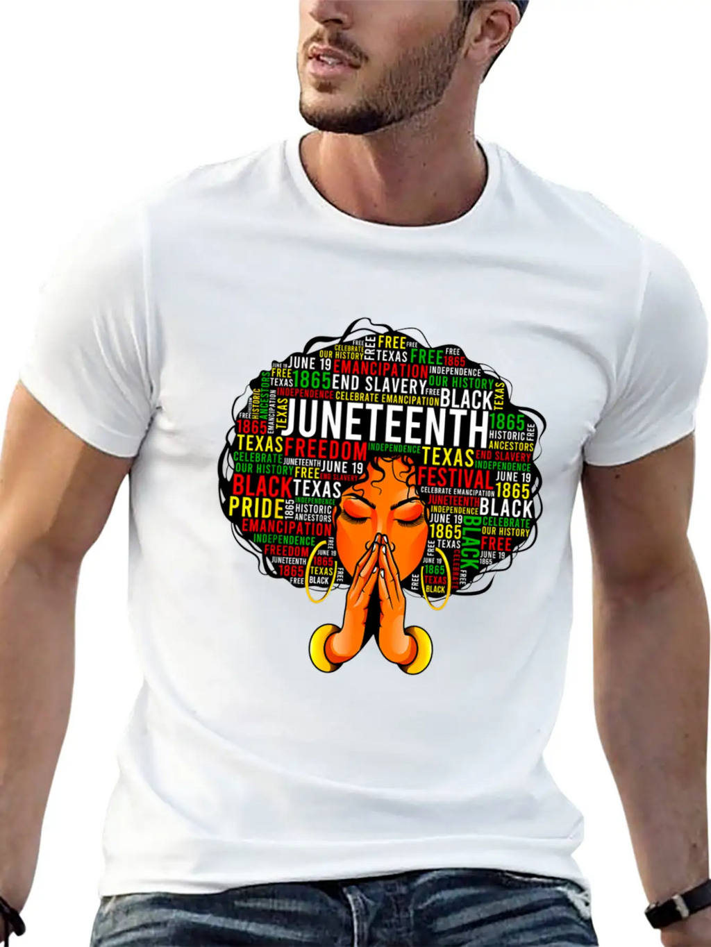 Juneteenth Melanin Black Women Natural Hair Afro Unisex Casual T-Shirt – Clean Design For Daily Comfort