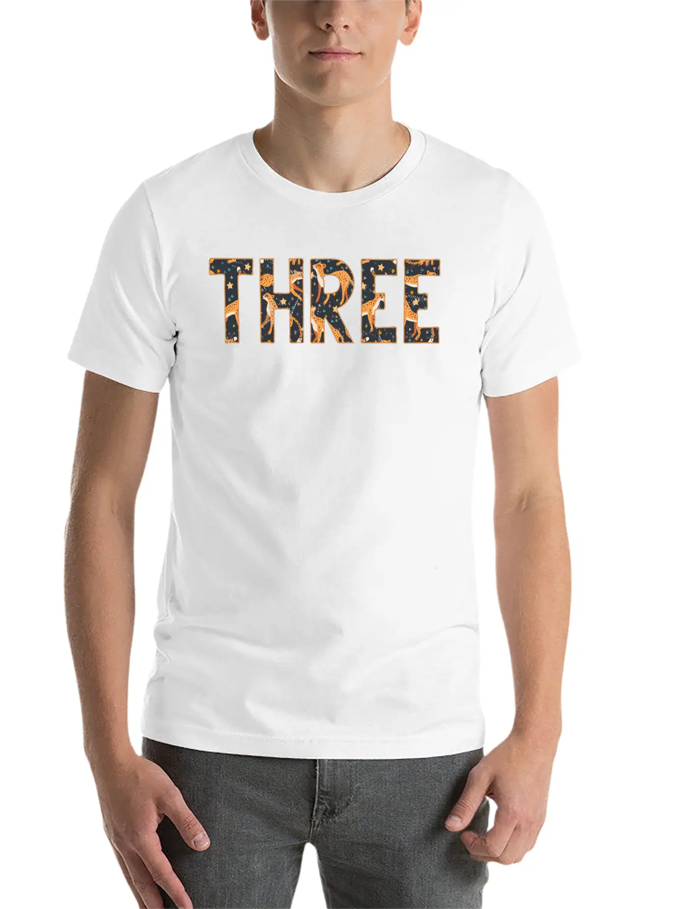 Jungle Birthday Kids Zoo Animal 3 Years Old Classic Cotton Tee – Unisex Comfort For Any Season