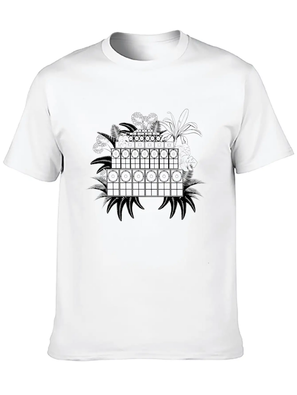 Jungle Soundsystem Essential Cotton Tee For Daily Outfits – Unisex Style