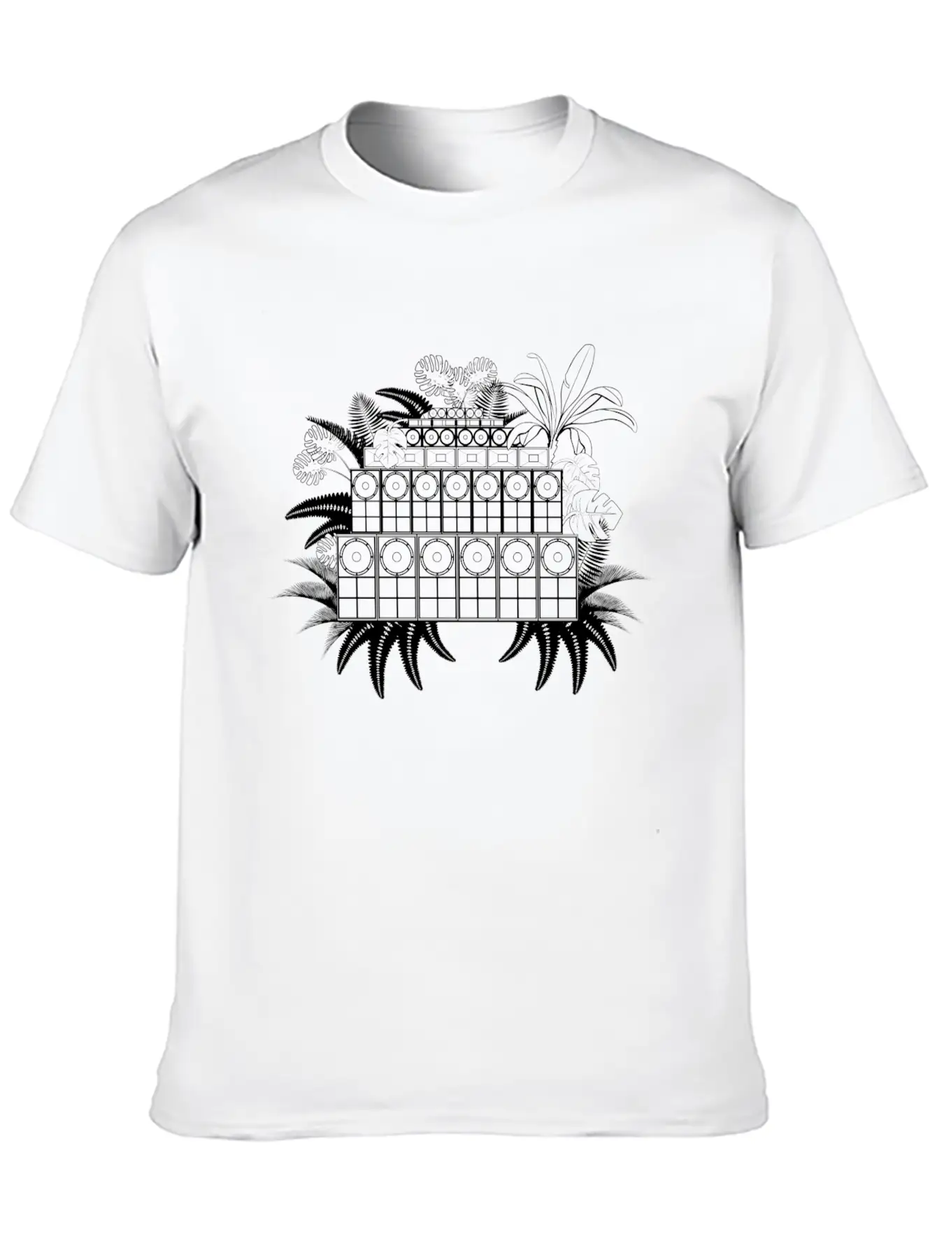 Jungle Soundsystem Essential Cotton Tee For Daily Outfits – Unisex Style