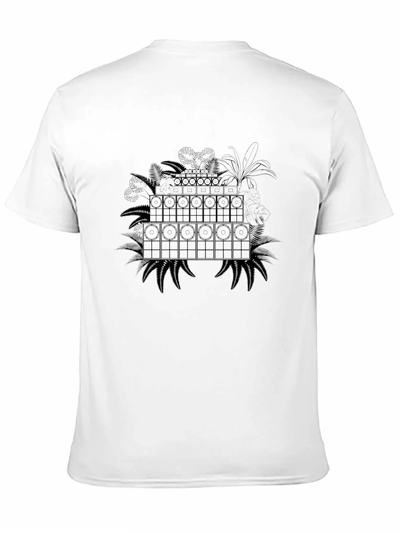 Jungle Soundsystem Essential Cotton Tee For Daily Outfits – Unisex Style