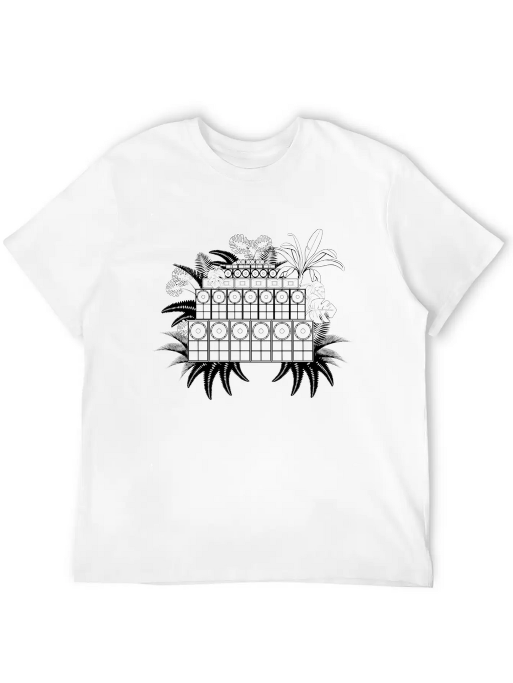 Jungle Soundsystem Essential Cotton Tee For Daily Outfits – Unisex Style