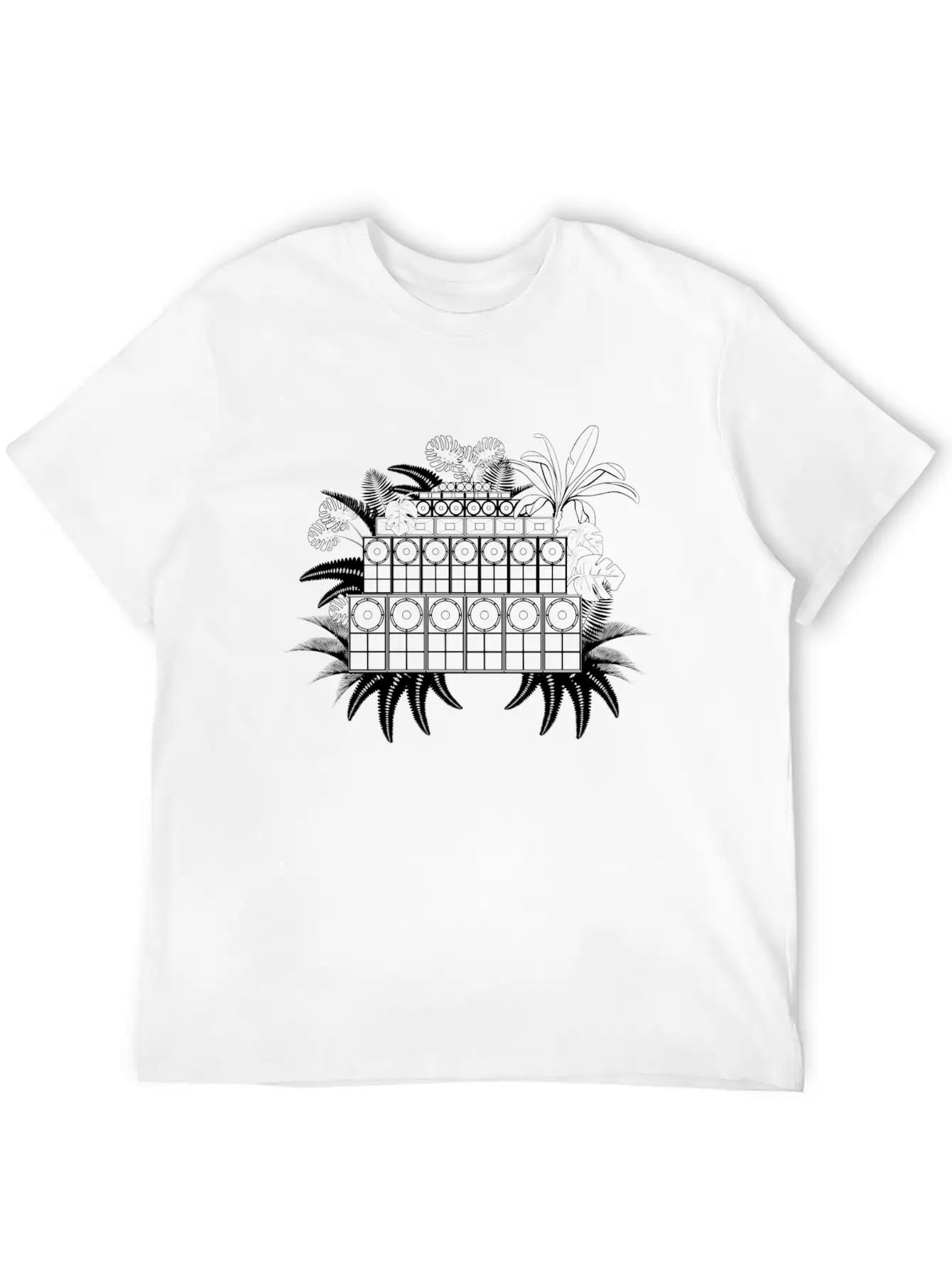 Jungle Soundsystem Essential Cotton Tee For Daily Outfits – Unisex Style