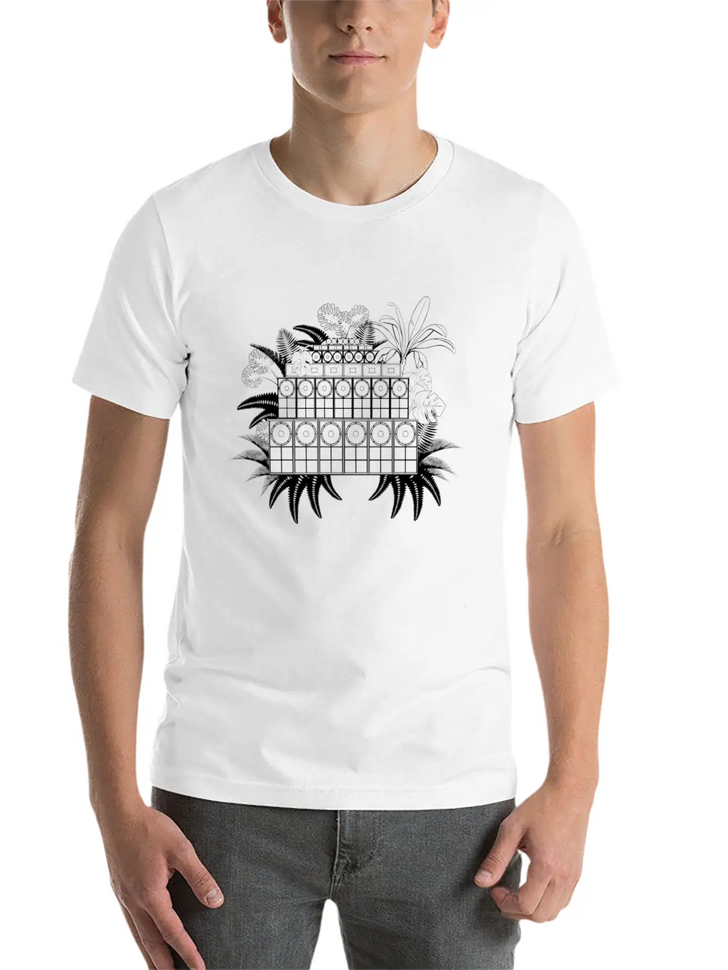 Jungle Soundsystem Essential Cotton Tee For Daily Outfits – Unisex Style
