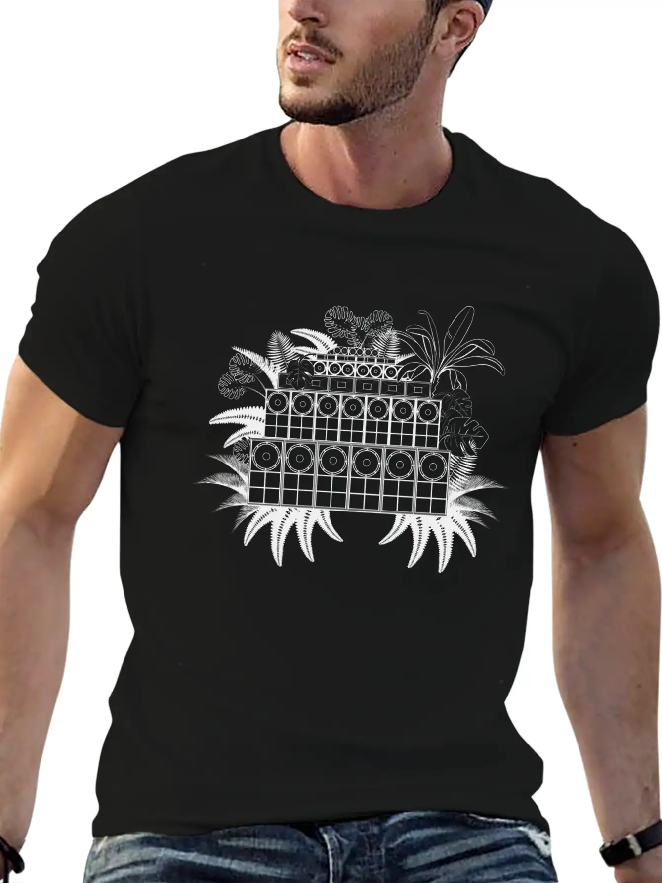Jungle Soundsystem Essential Cotton Tee For Daily Outfits – Unisex Style