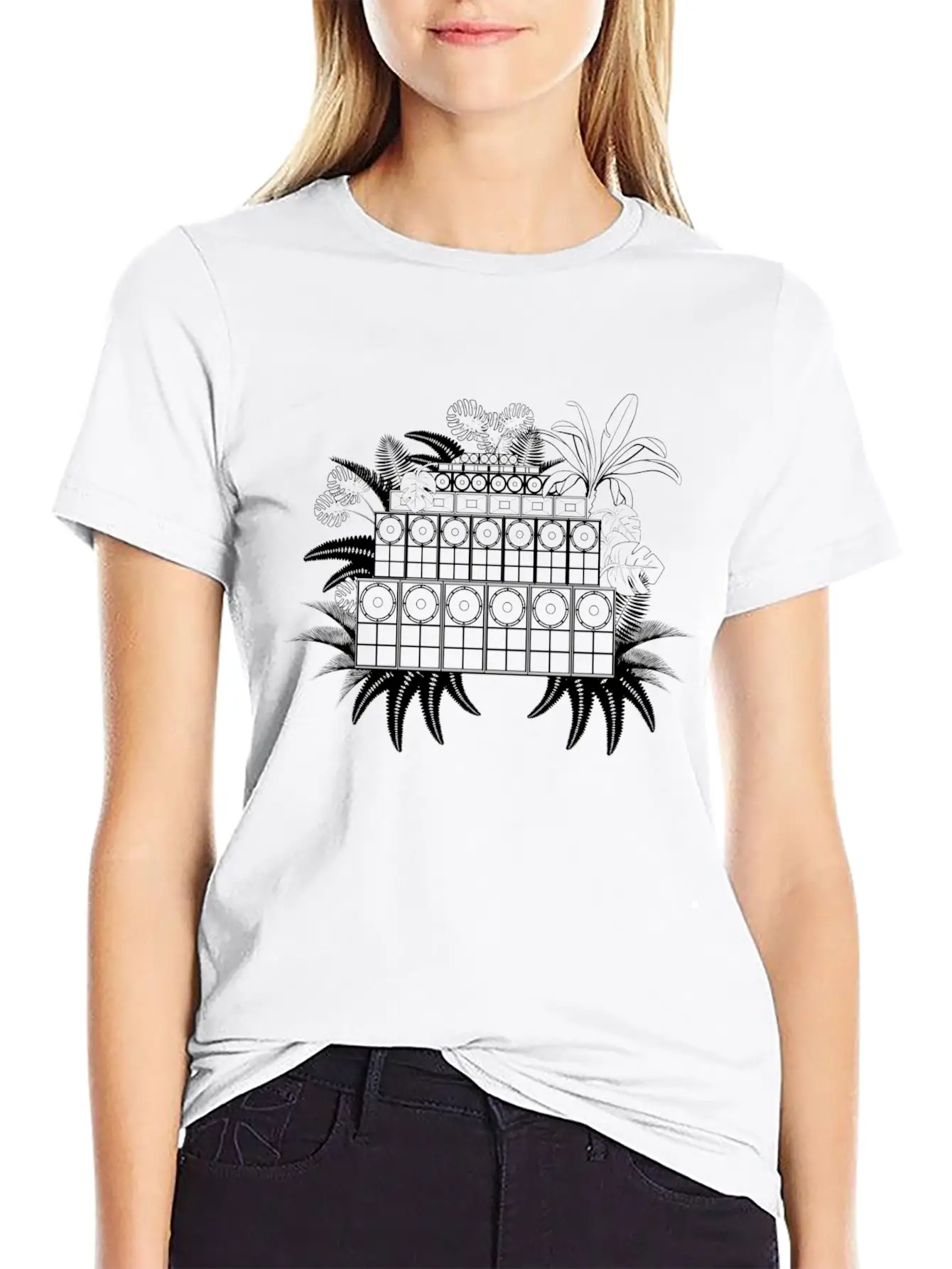 Jungle Soundsystem Essential Cotton Tee For Daily Outfits – Unisex Style