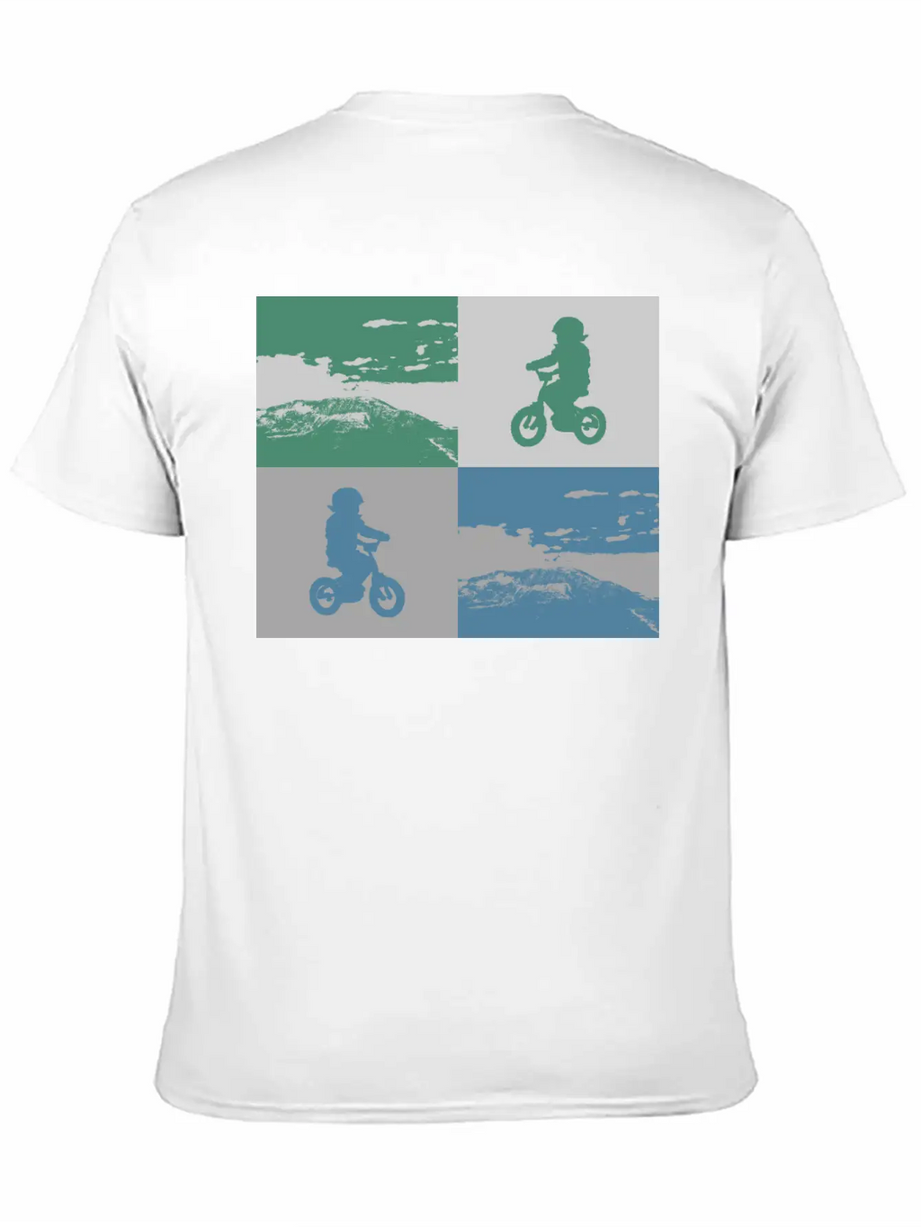 Junior Biker Pop Art Metallic Relaxed Everyday Tee – Lightweight And Durable Cotton