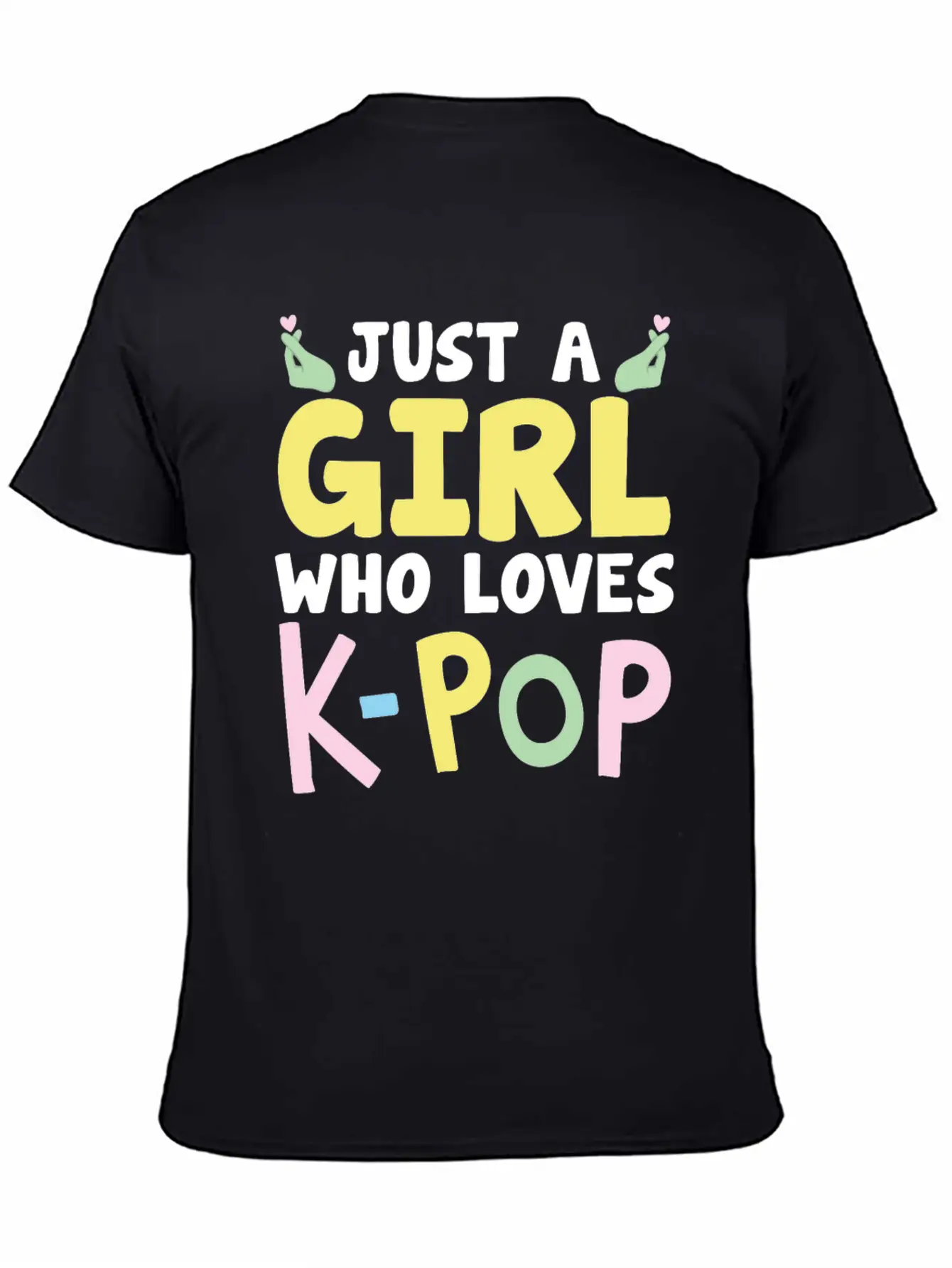 Just A Girl Who Loves K-Pop Classic Cotton Tee – Unisex Comfort For Any Season