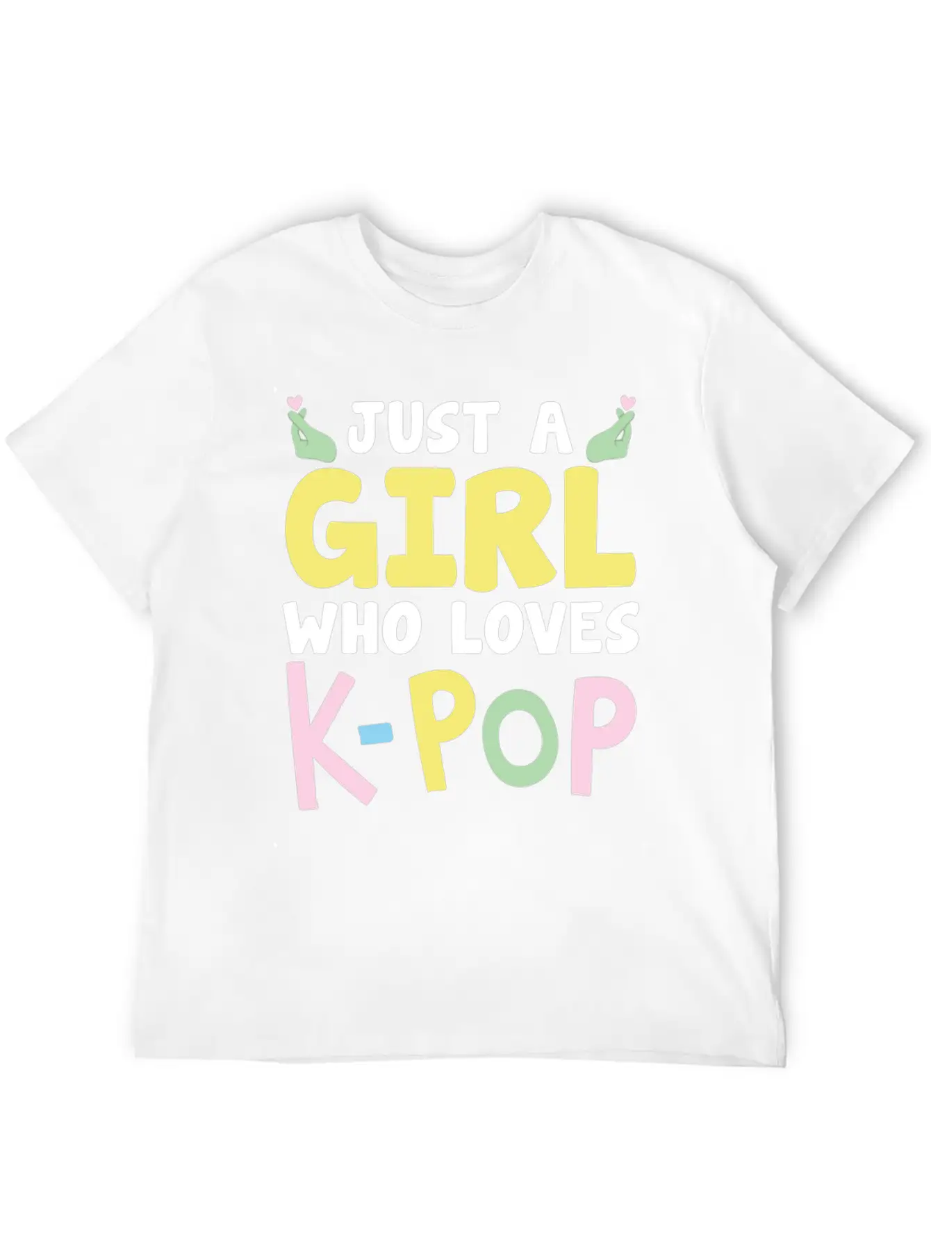 Just A Girl Who Loves K-Pop Classic Cotton Tee – Unisex Comfort For Any Season