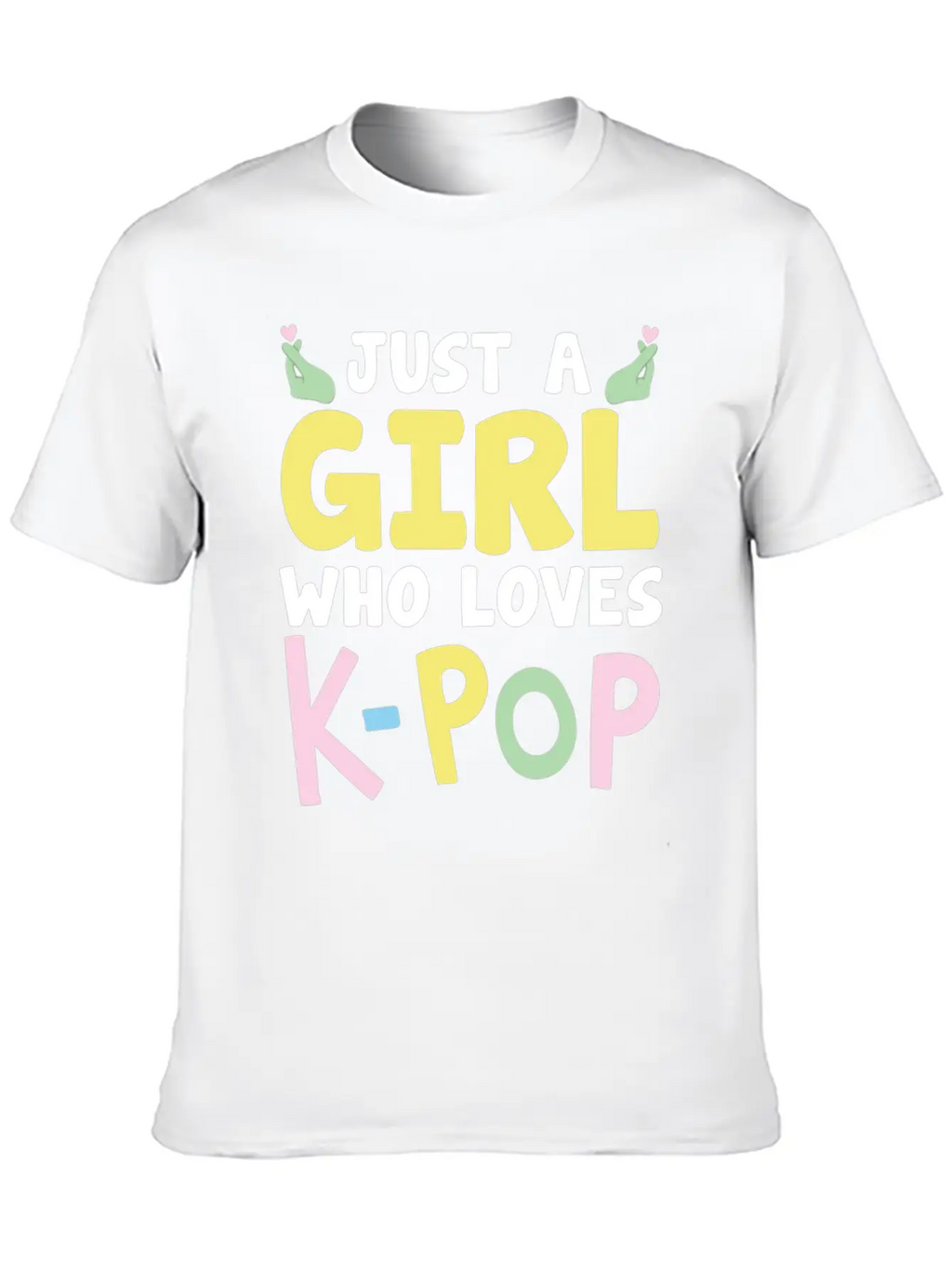 Just A Girl Who Loves K-Pop Classic Cotton Tee – Unisex Comfort For Any Season
