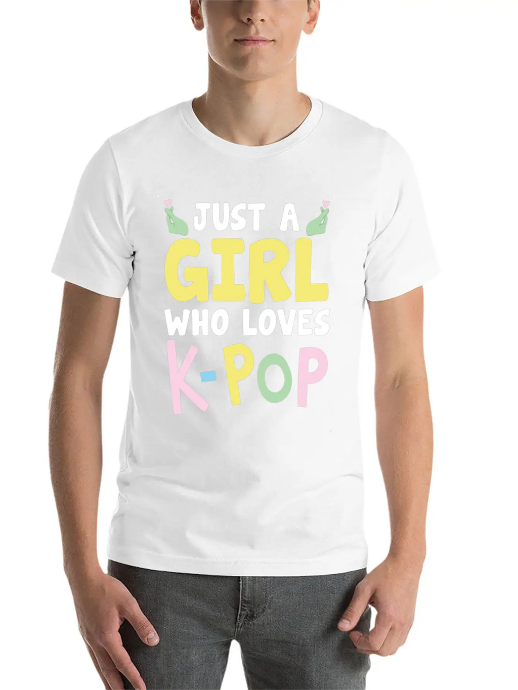 Just A Girl Who Loves K-Pop Classic Cotton Tee – Unisex Comfort For Any Season