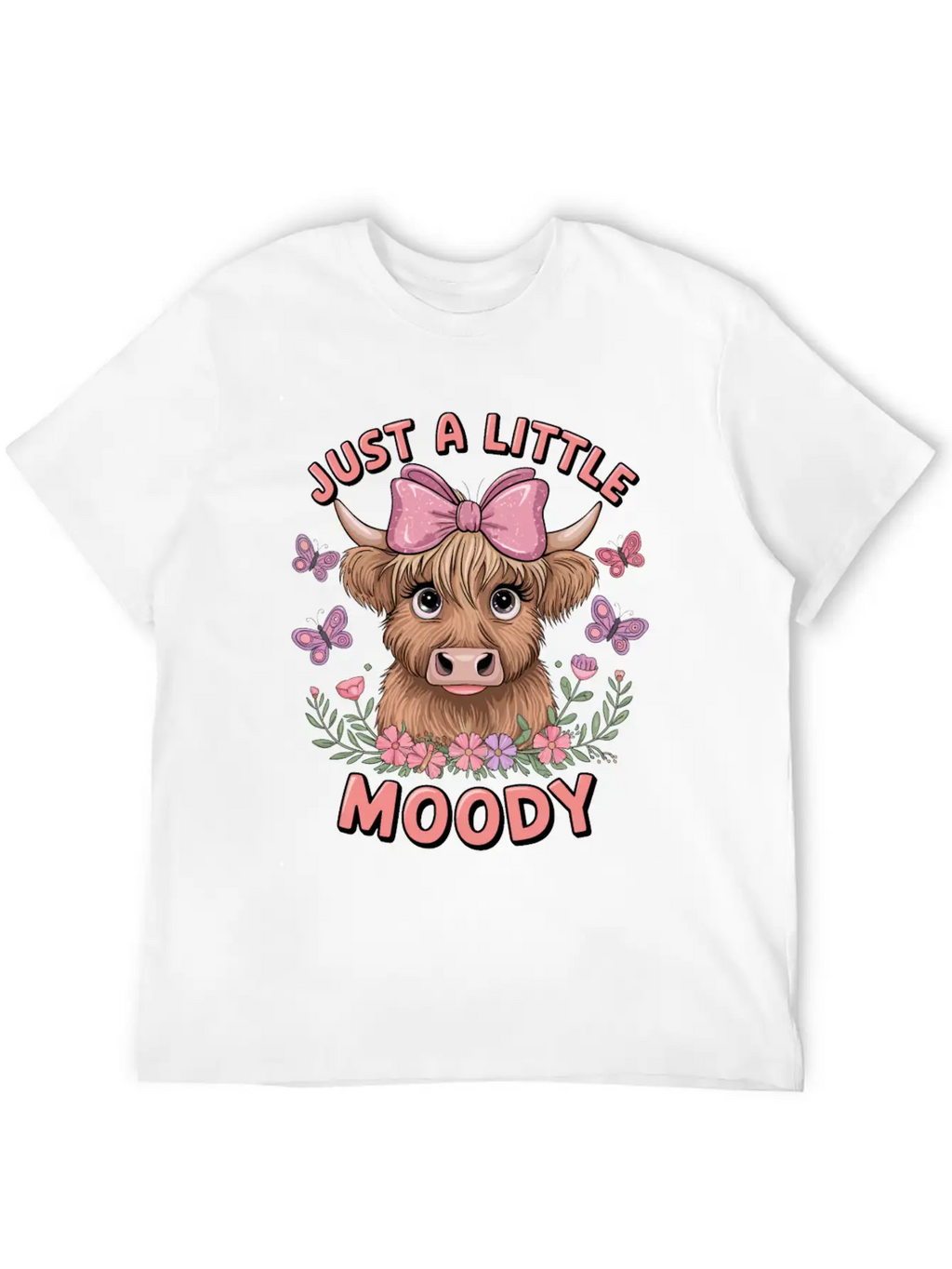 Just A Little Moody Basic Graphic T-Shirt – Daily Comfort In Soft Cotton