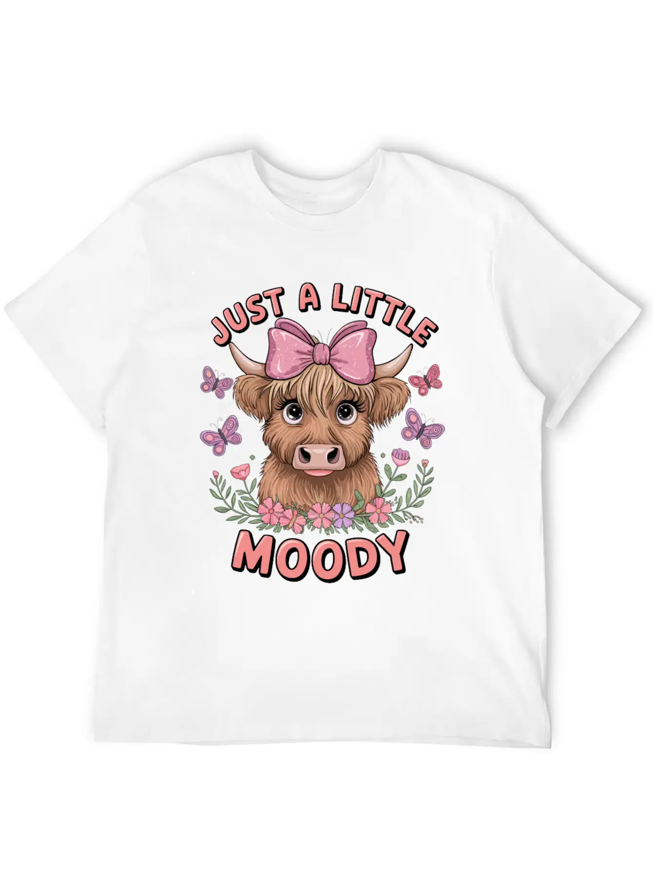 Just A Little Moody Basic Graphic T-Shirt – Daily Comfort In Soft Cotton