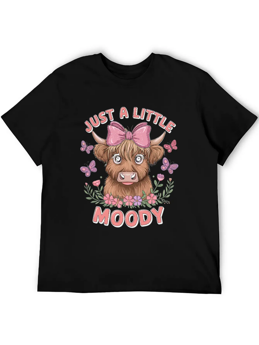 Just A Little Moody Basic Graphic T-Shirt – Daily Comfort In Soft Cotton